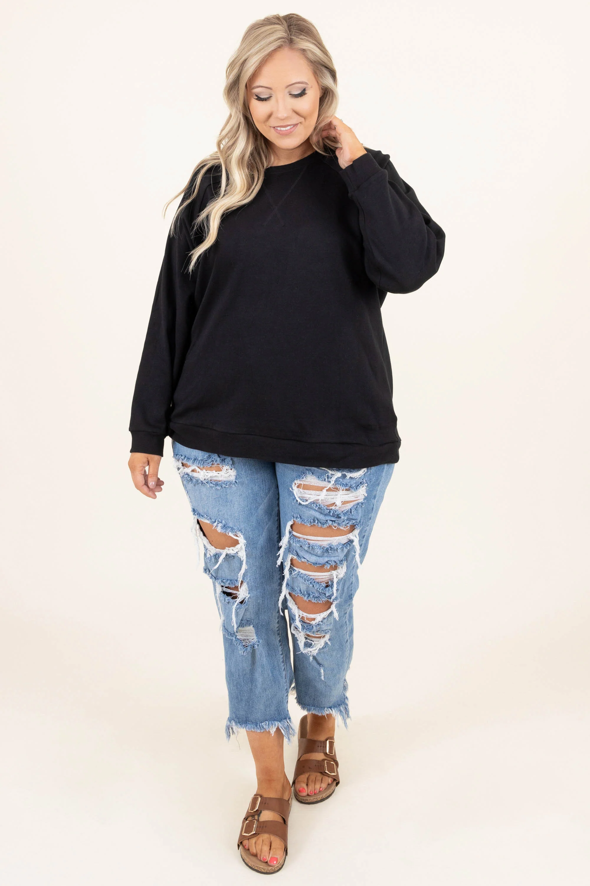 Do It Girlfriend Jeans, Medium Wash - Giverhouse