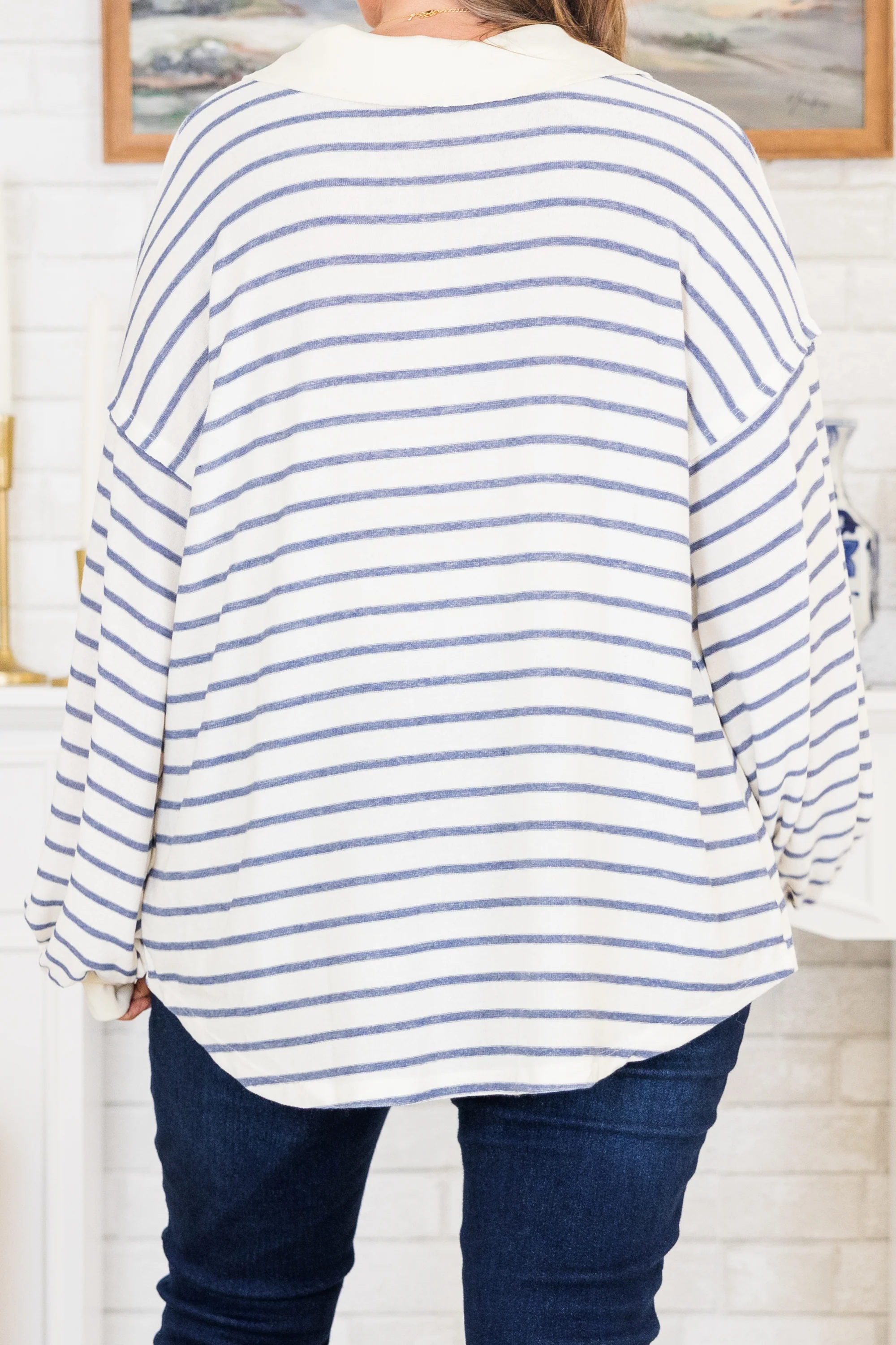 My Wants And Needs Top, Navy - Giverhouse