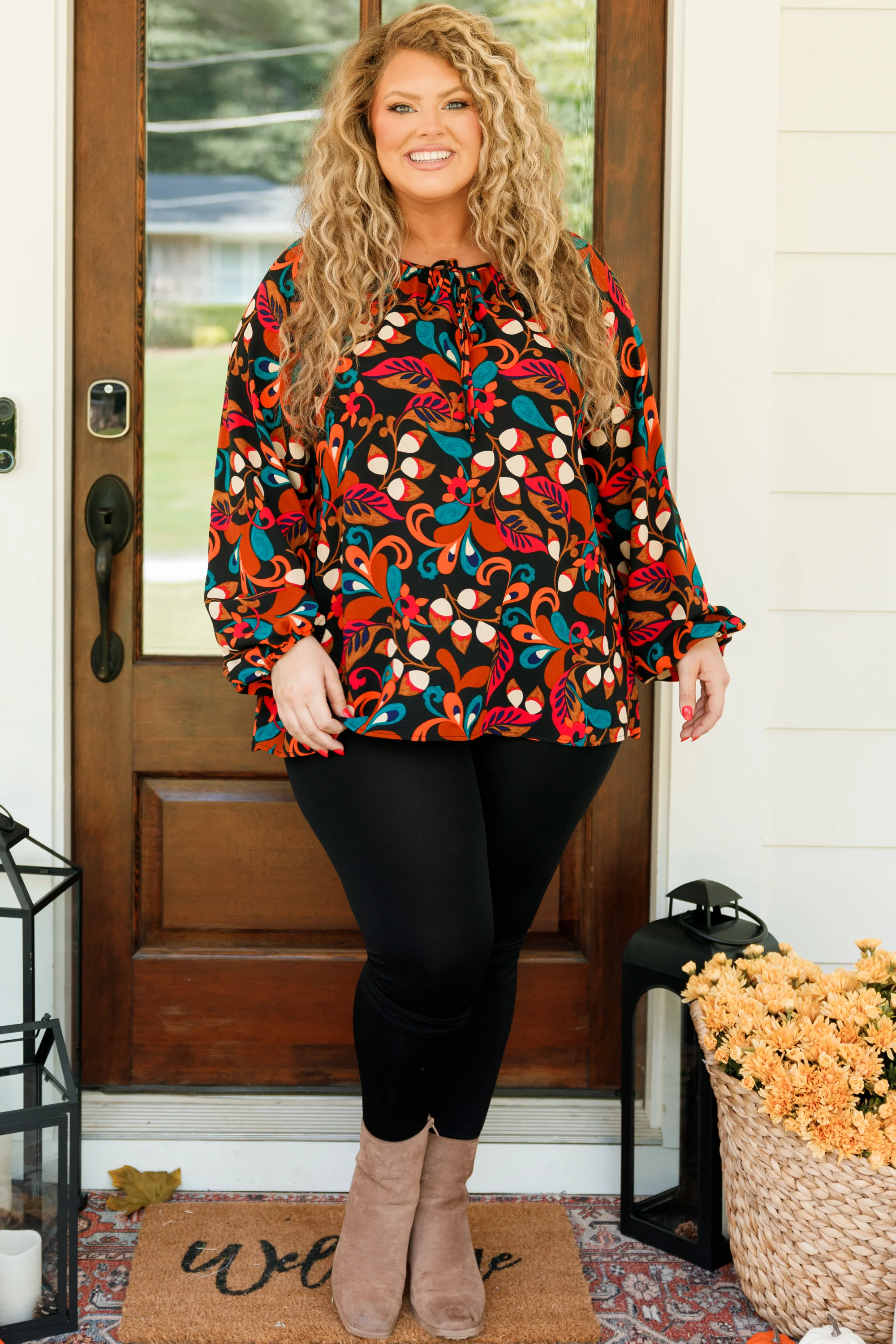 Waiting For My Moment Top, Rust - Giverhouse