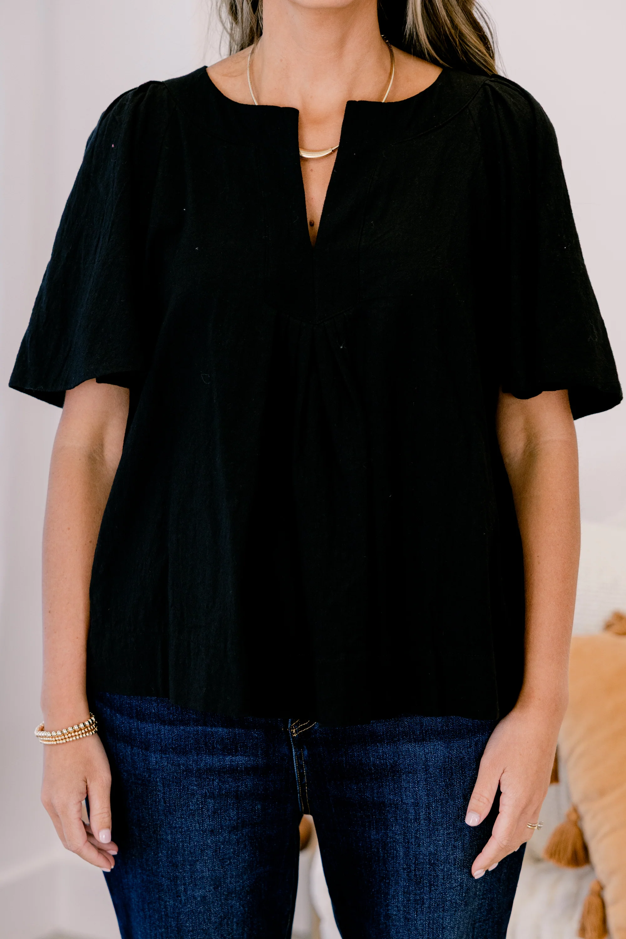 Nautical Breeze Top, Black - Giverhouse