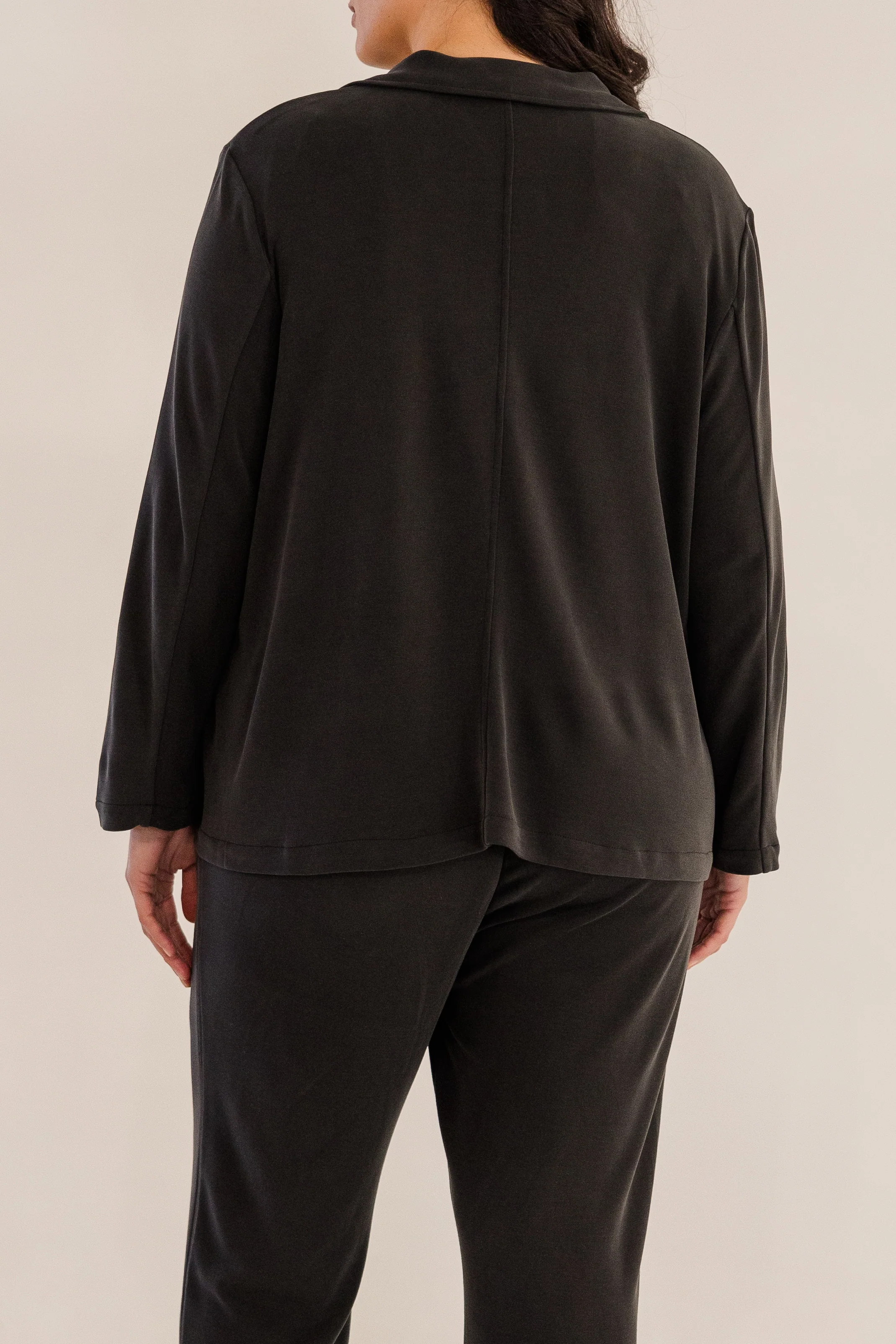 Bleecker Collar Knit Jacket, Black - Giverhouse