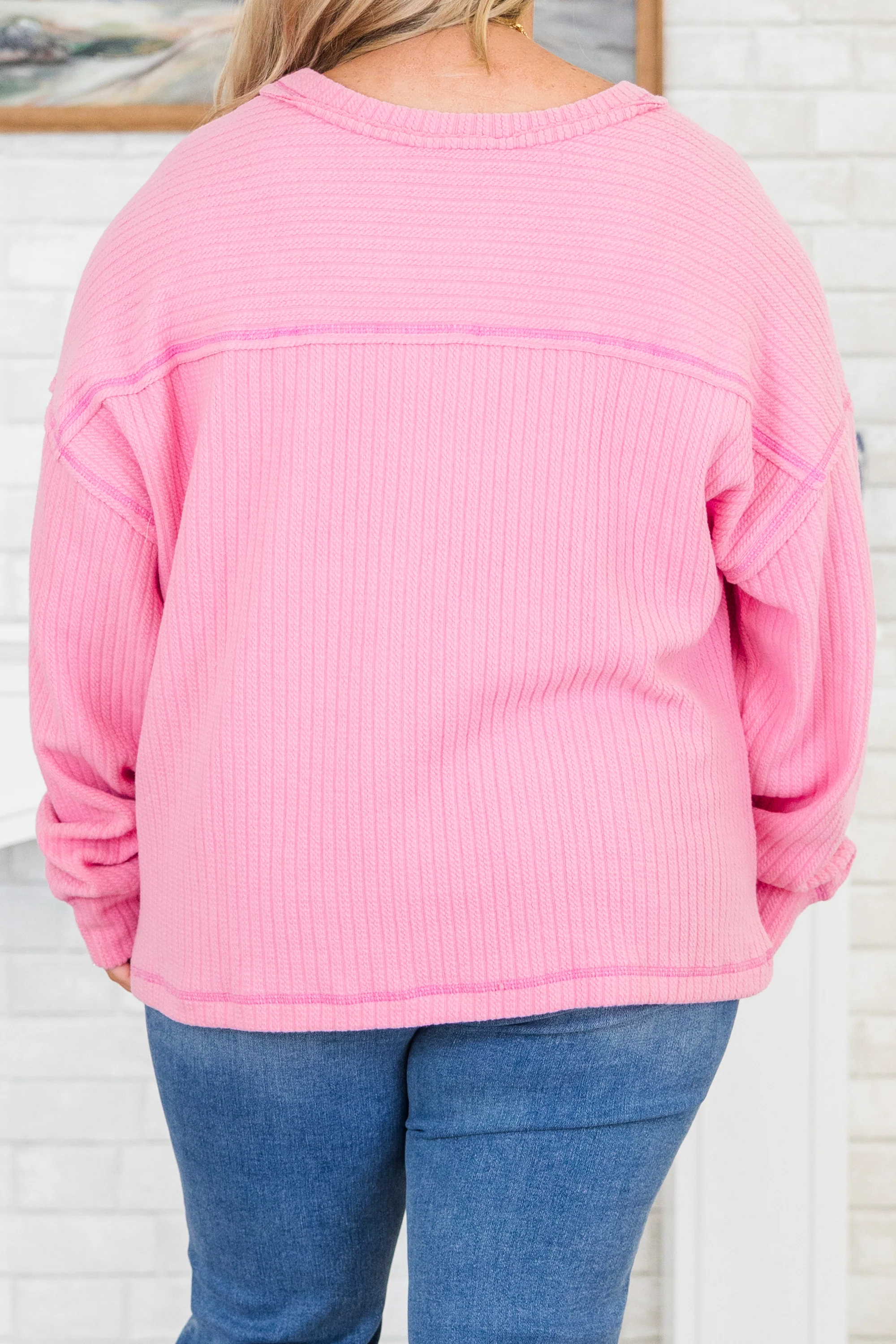 In The Orchard Sweater, Pink - Giverhouse