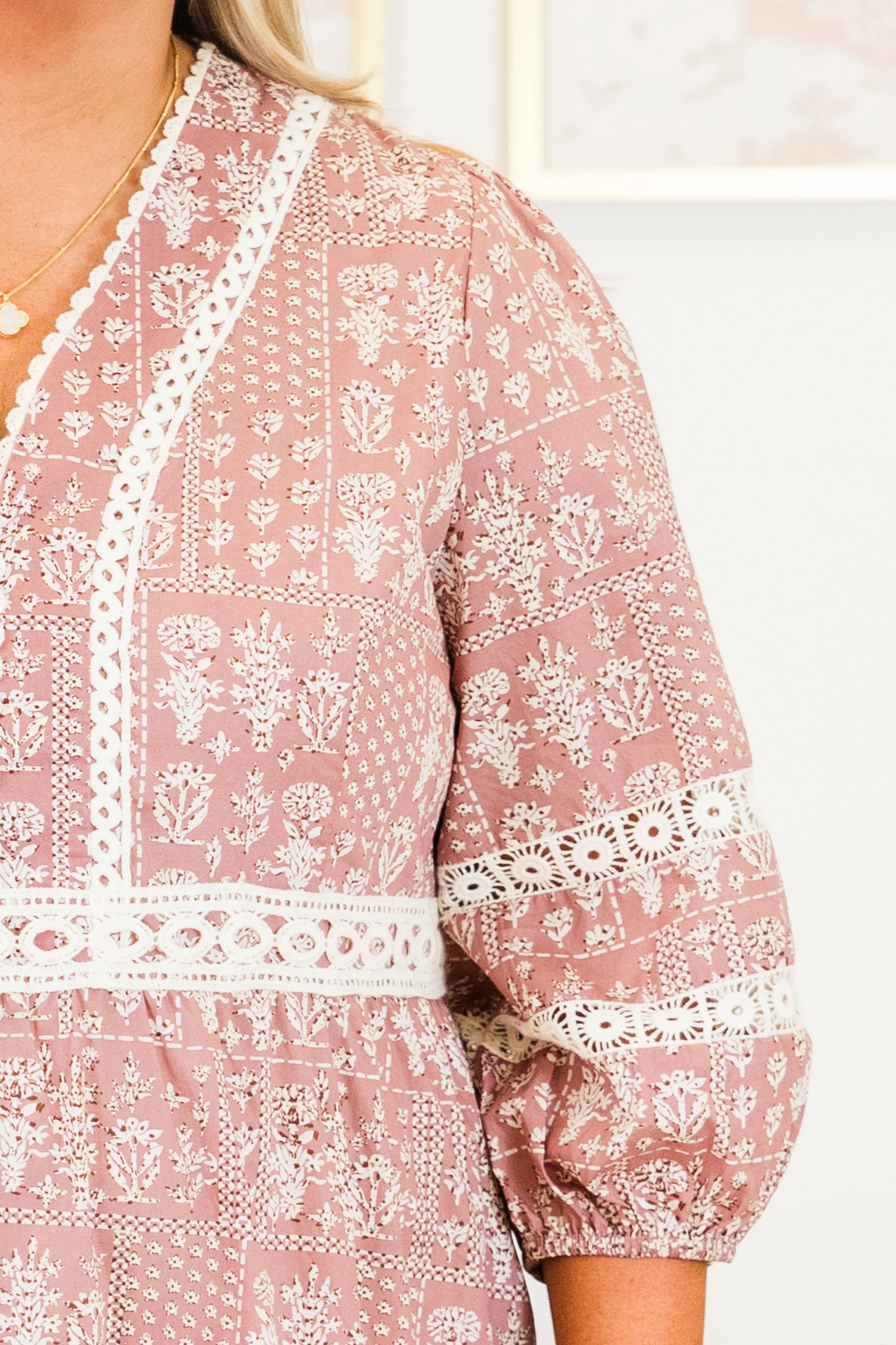 Radiant Blossoms Dress, Pink - Giverhouse