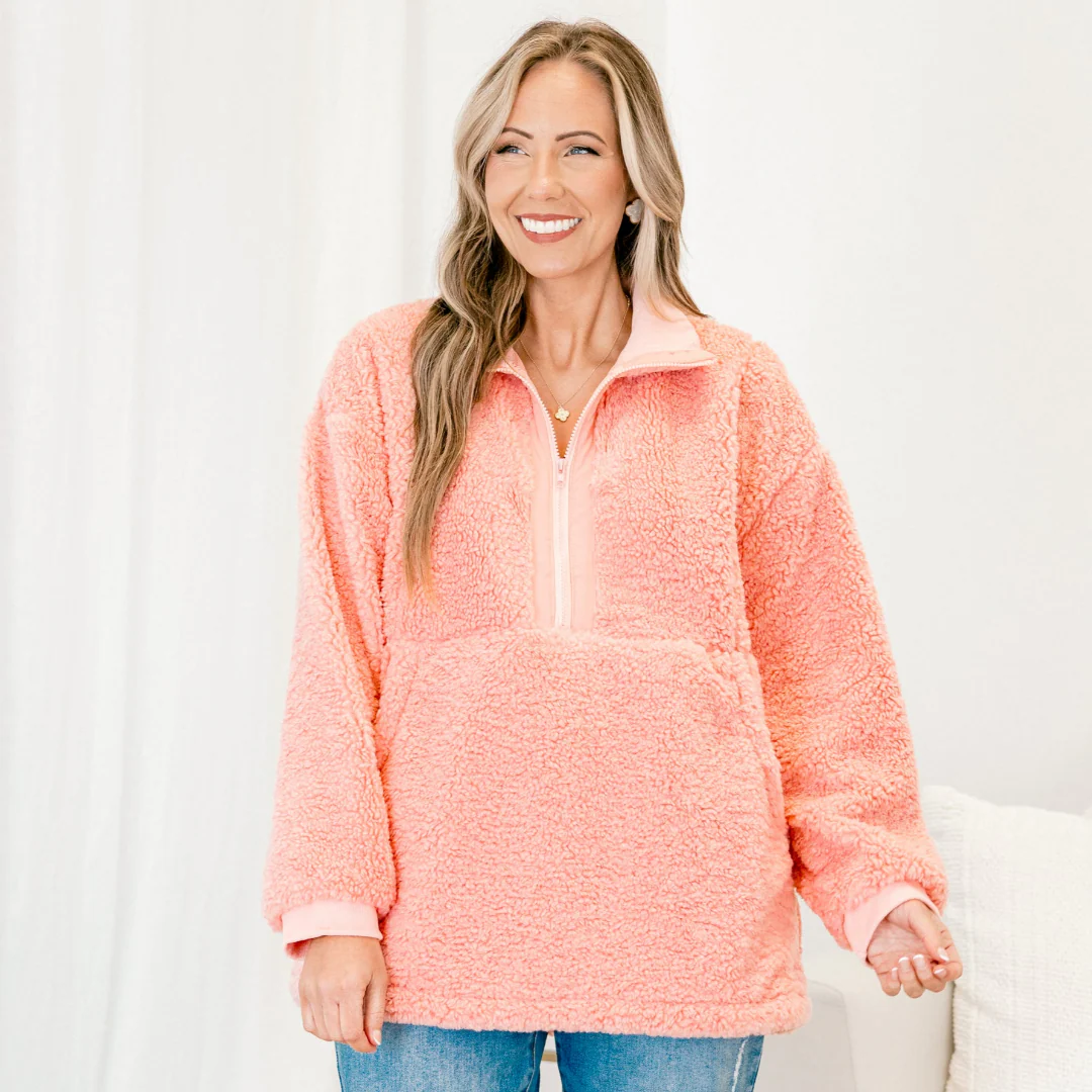 Keeping It With Me Pullover, Pink - Giverhouse