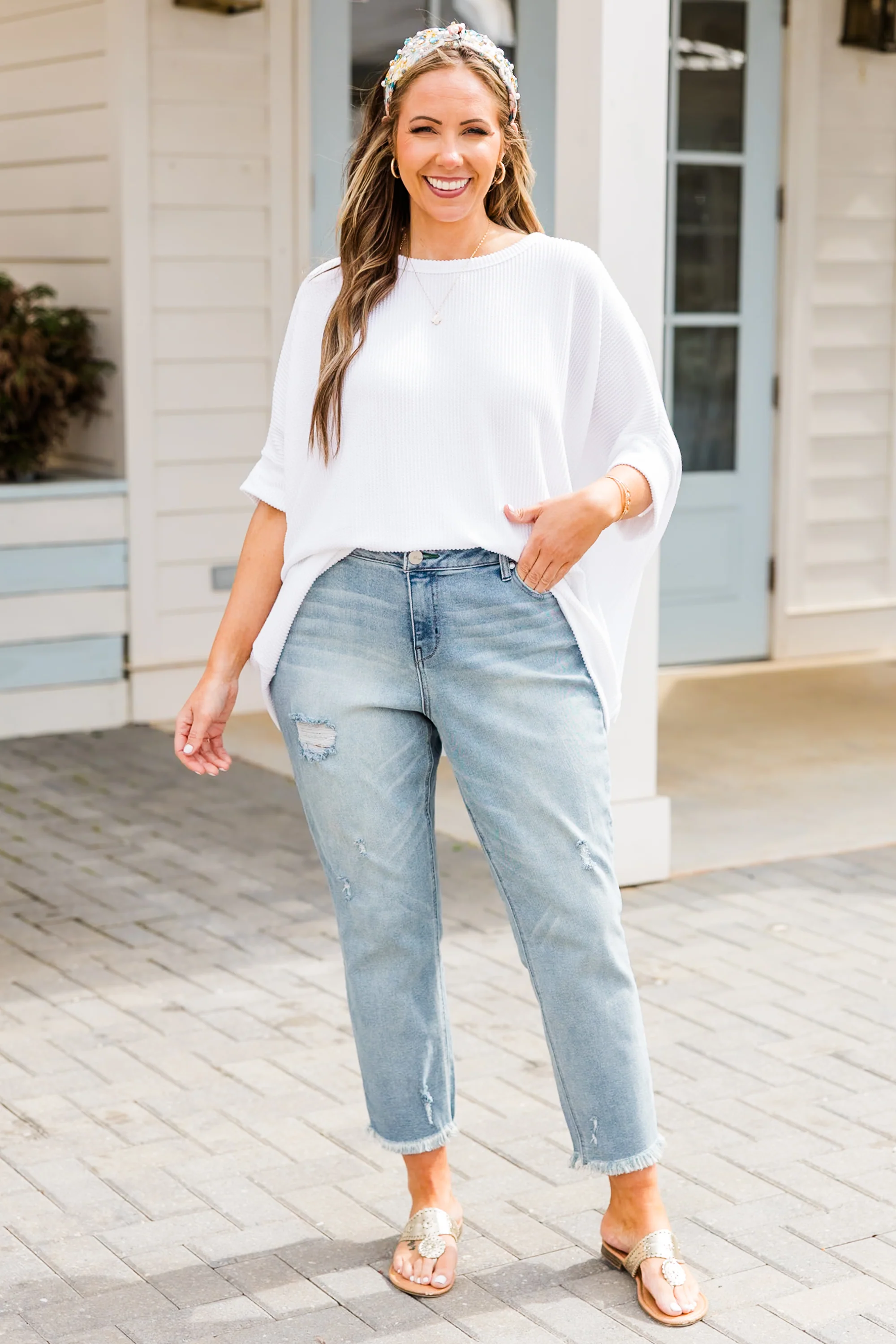 Fierce As Fire Top, Ivory - Giverhouse