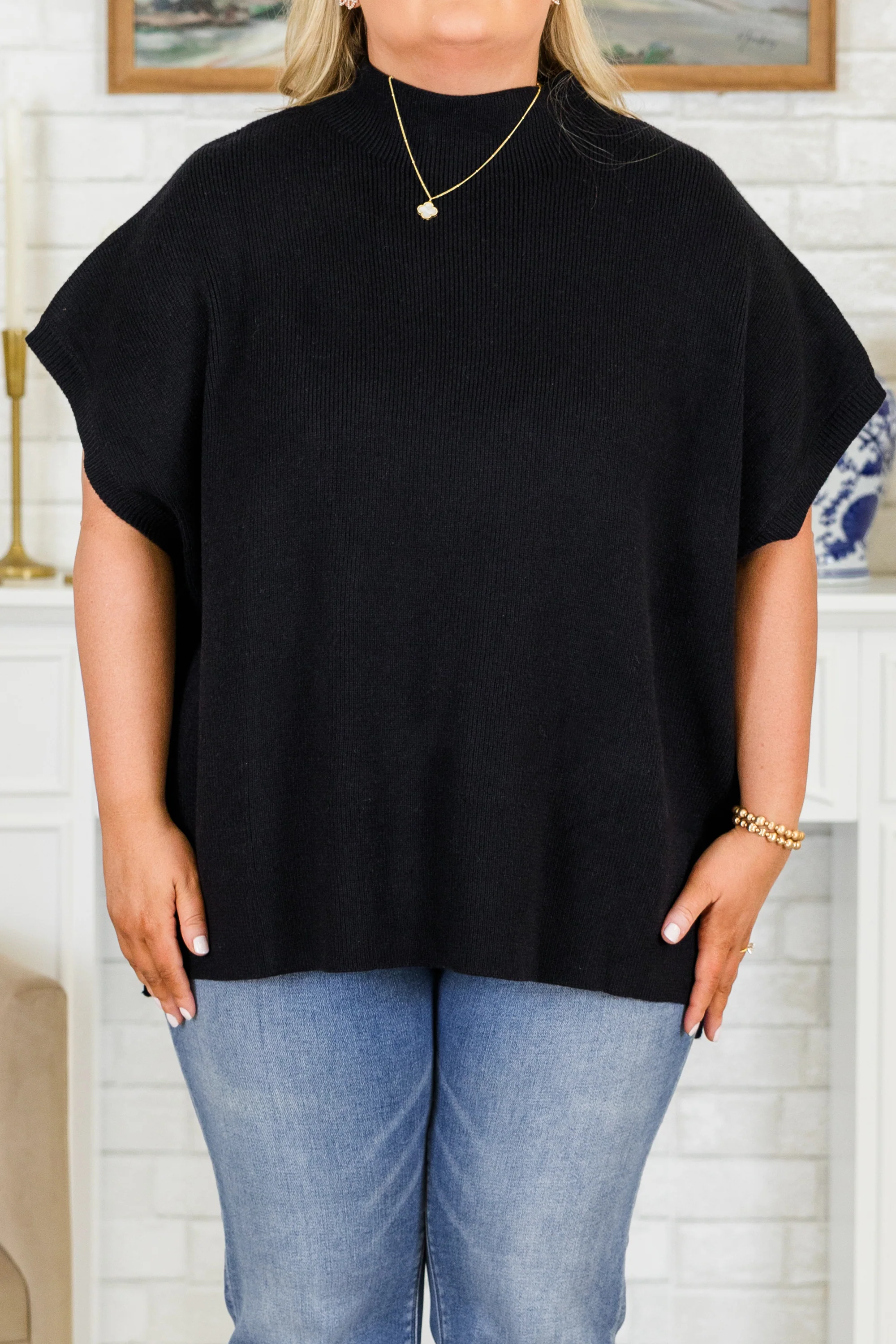 Do Anything Sweater, Black - Giverhouse