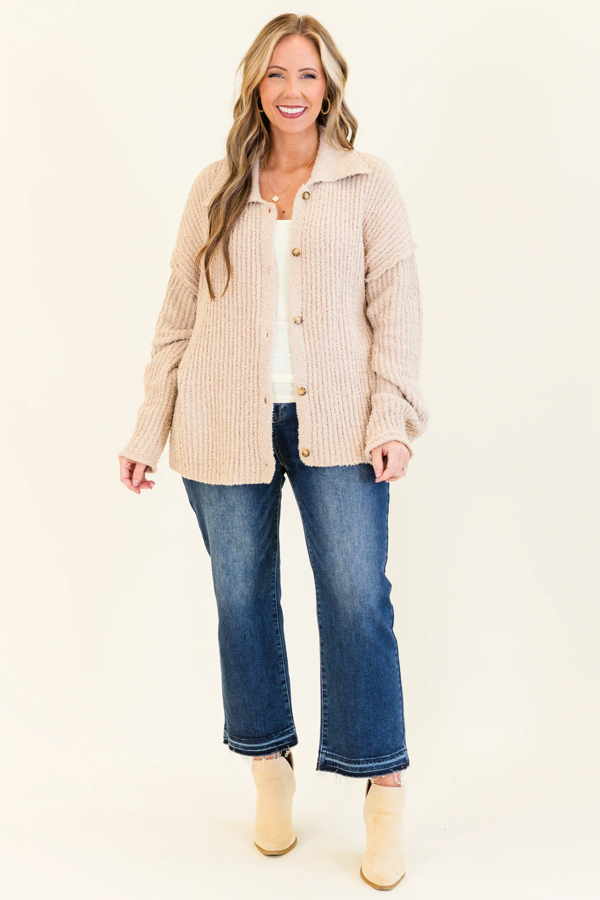 Call It Fate Cardigan, Brown - Giverhouse