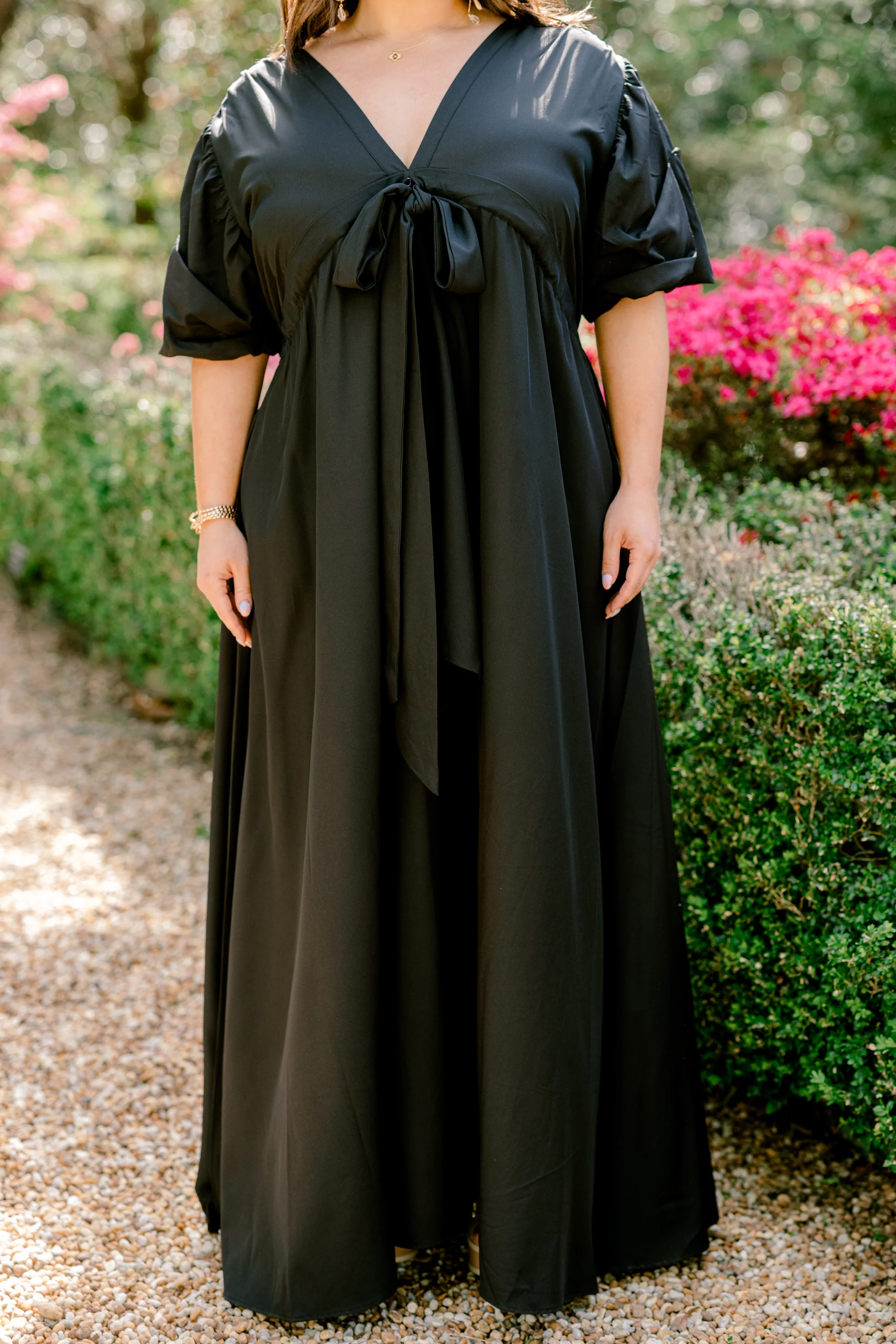 Looking At Me Maxi Dress, Black - Giverhouse