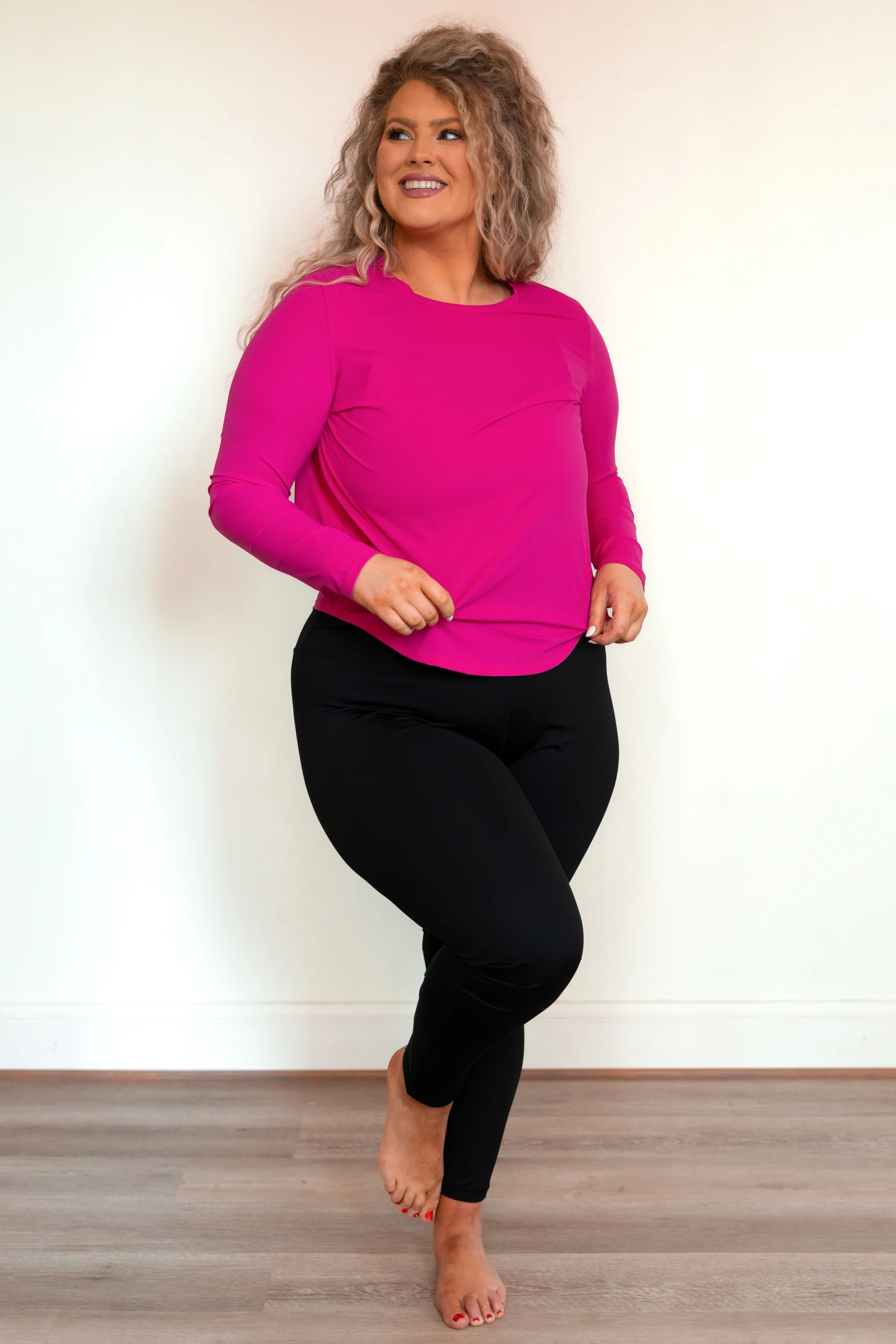 Got It Done Active Top, Fuchsia - Giverhouse