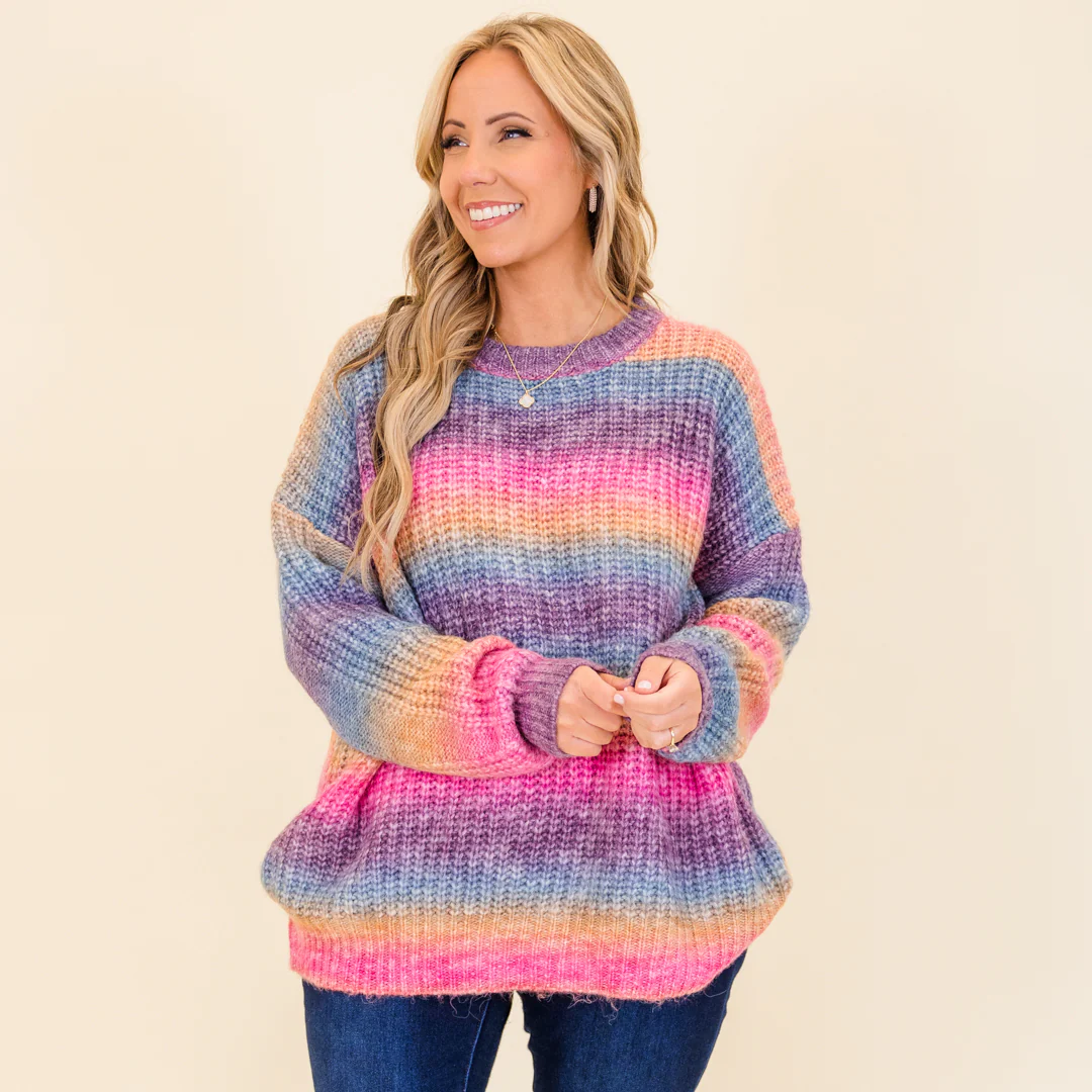 Golden Hour Sweater, Red-Orange - Giverhouse