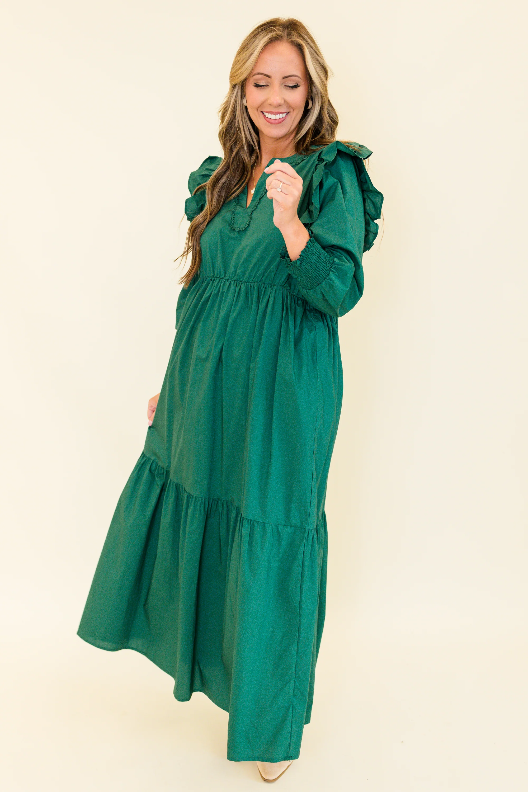 Journey of Us Maxi Dress, Green - Giverhouse