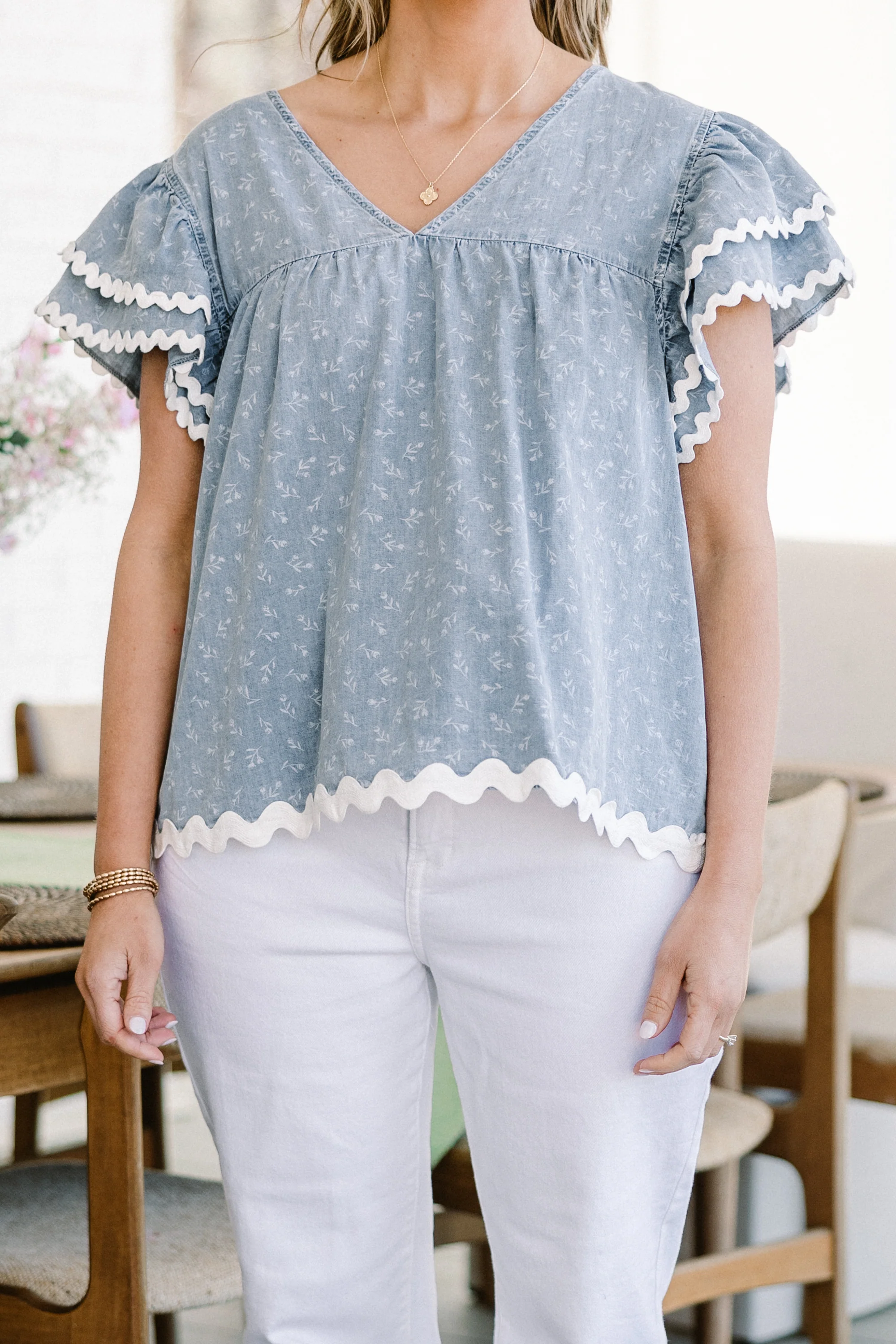 My Debut Top, Blue - Giverhouse