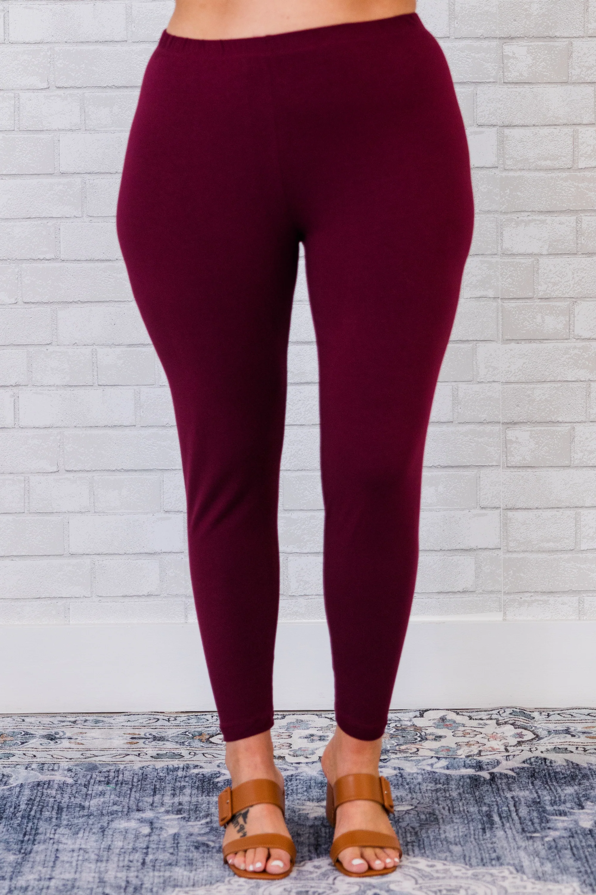 To Be True Leggings, Dark Plum - Giverhouse