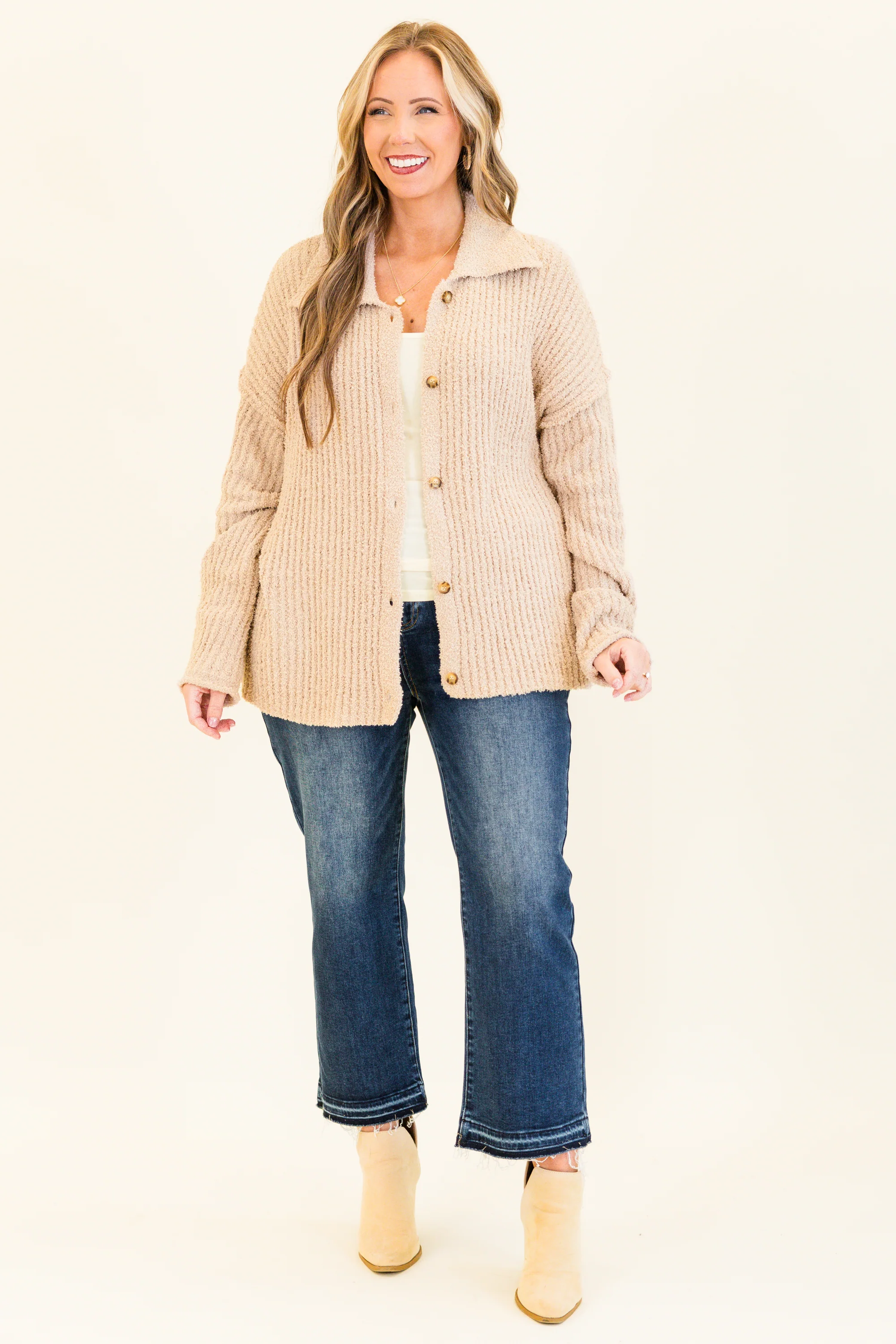 Call It Fate Cardigan, Brown - Giverhouse