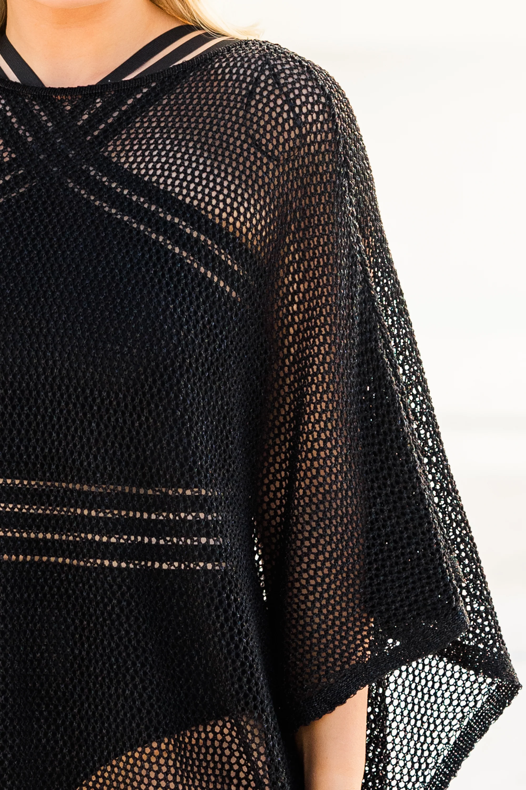 Seeing It Through Top, Black - Giverhouse