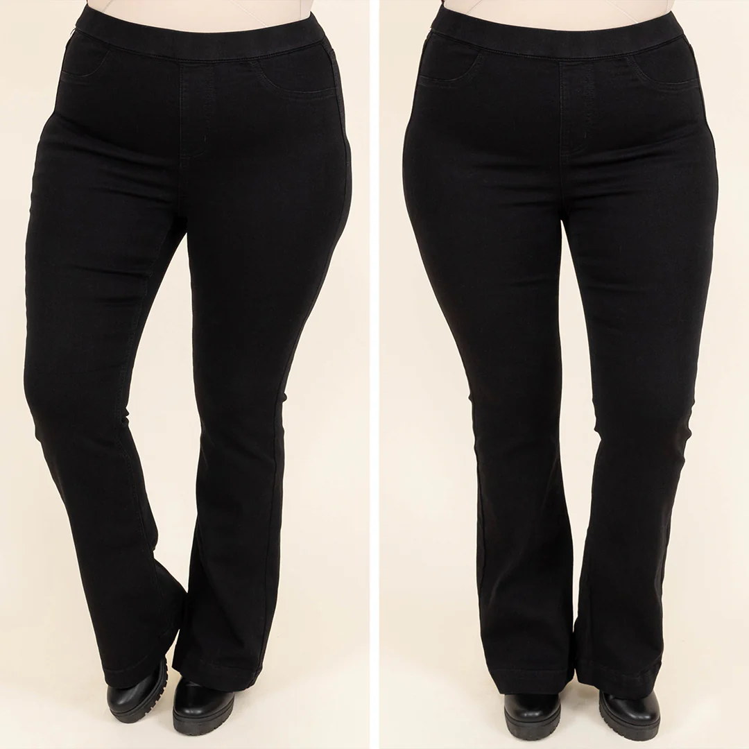 Ashes Settle Down Jeggings, Black - Giverhouse