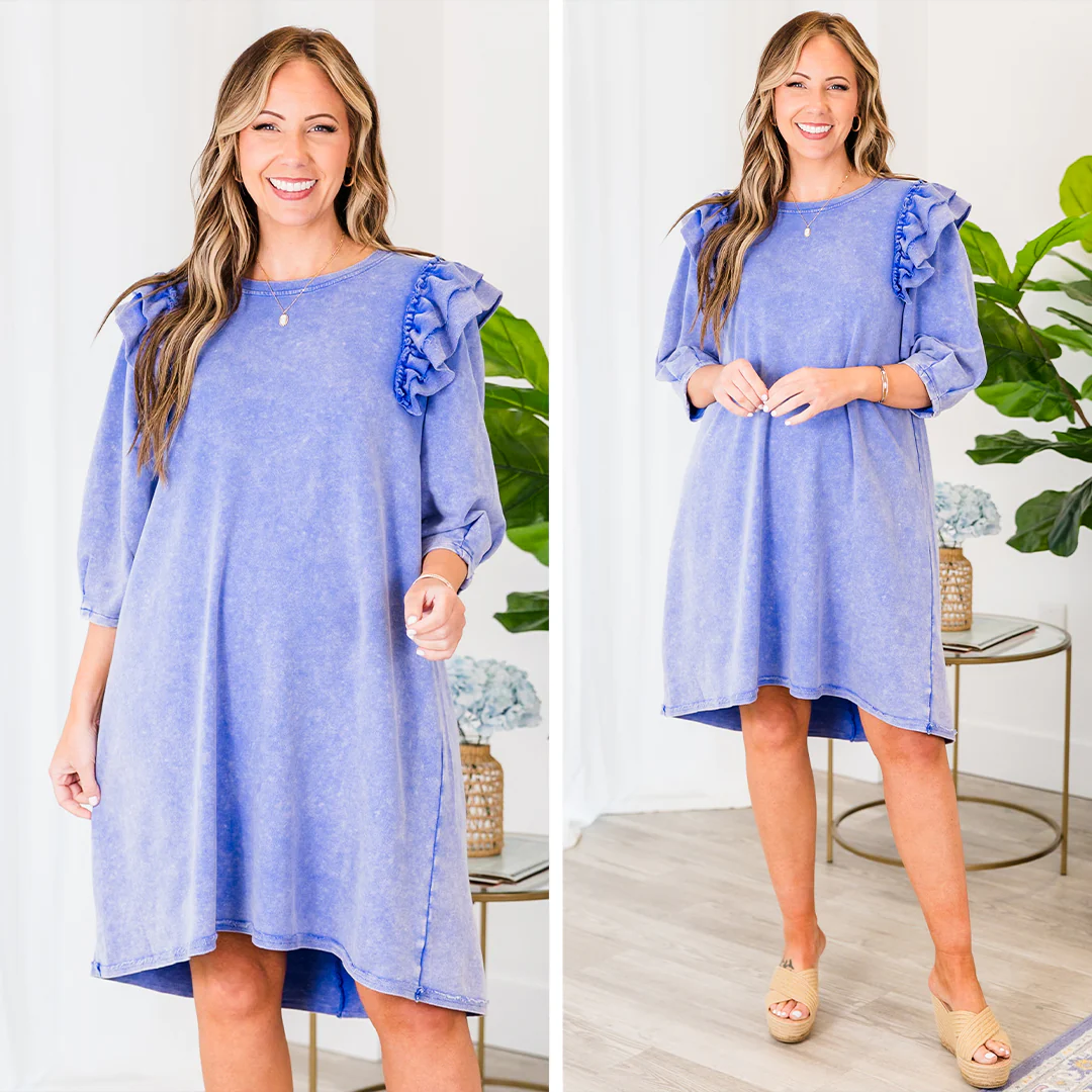 All About The Vibe Dress, Ocean - Giverhouse