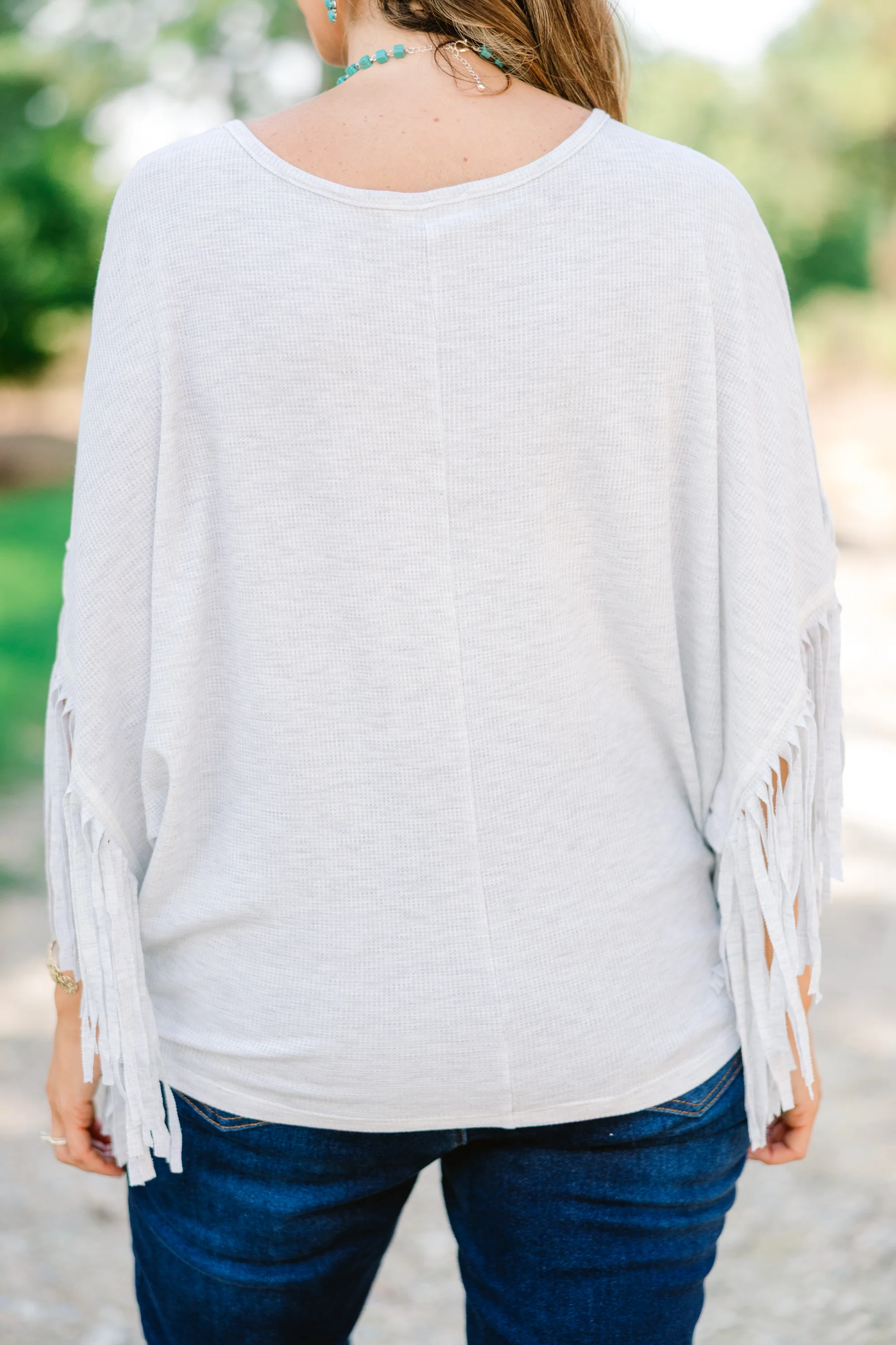 The Wild West Top, Heather Gray - Giverhouse