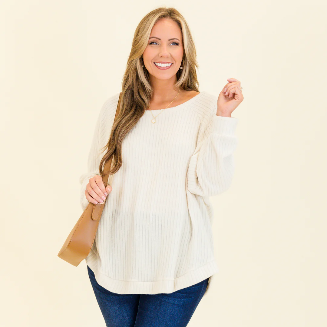 Stop By Top, Ivory - Giverhouse