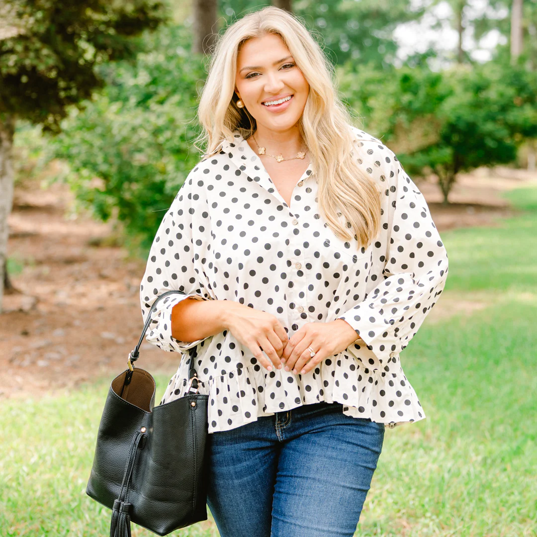 Feel Free Top, Cream - Giverhouse