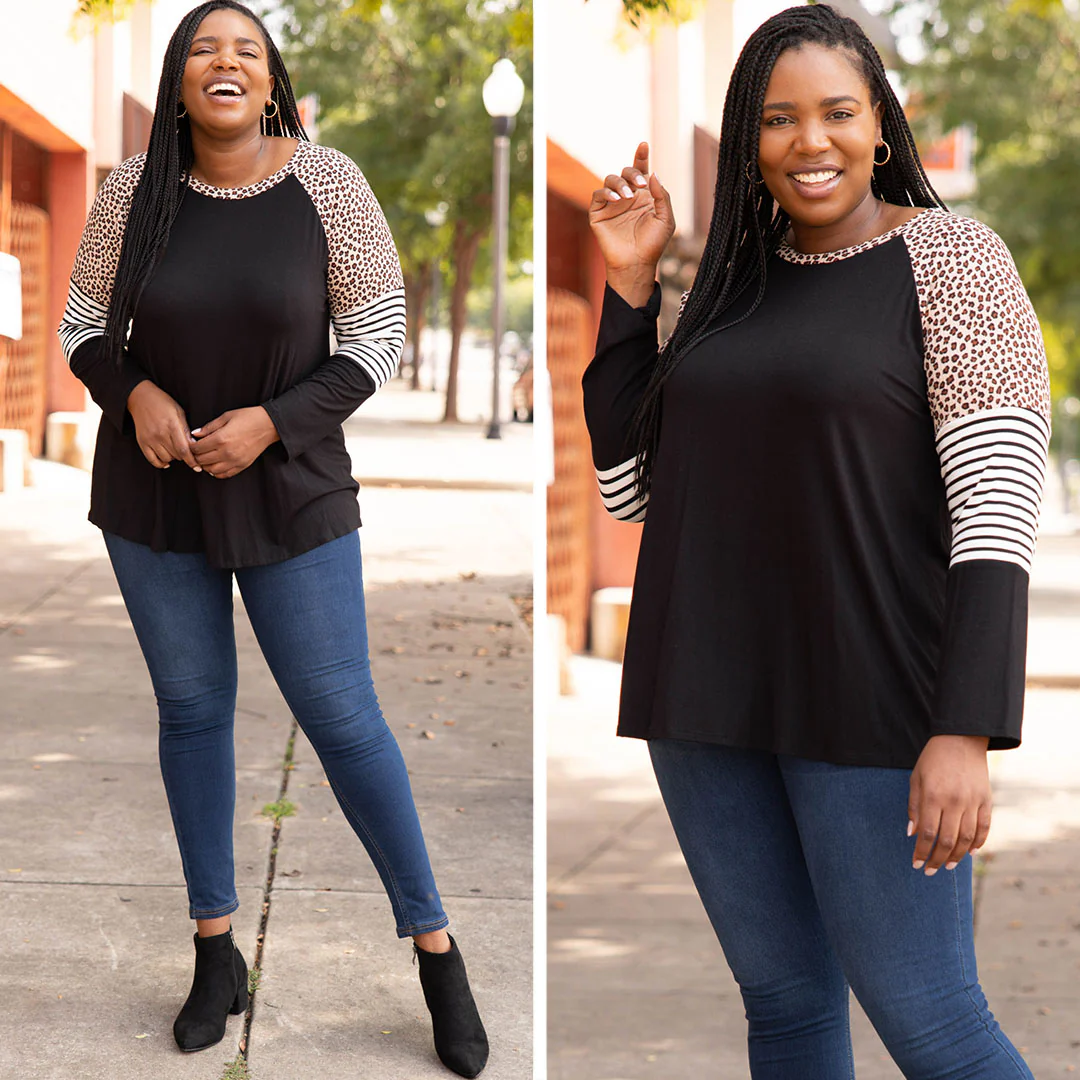 Never Stop Trying Top, Black - Giverhouse