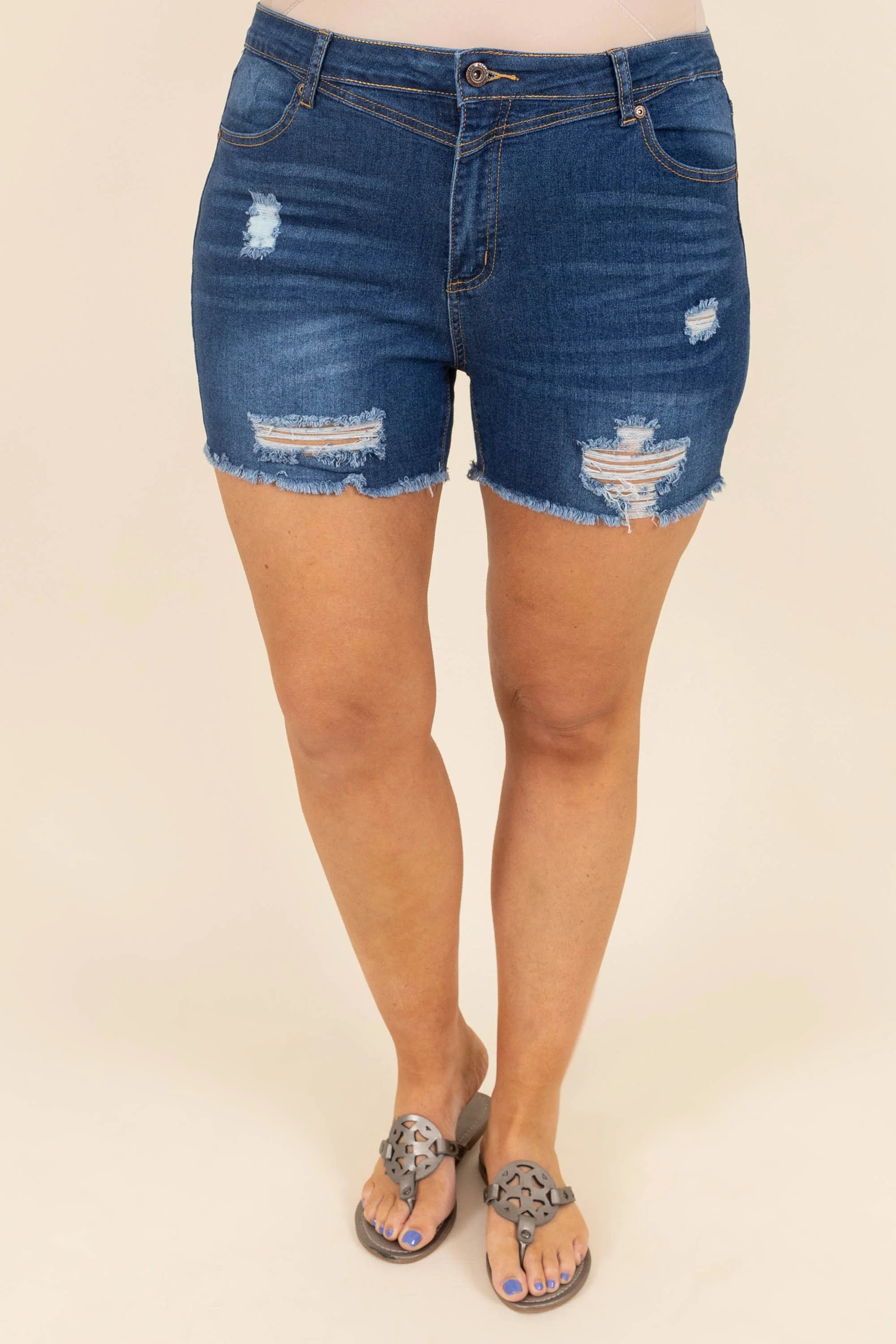 They Nervous Shorts, Dark Blue - Giverhouse