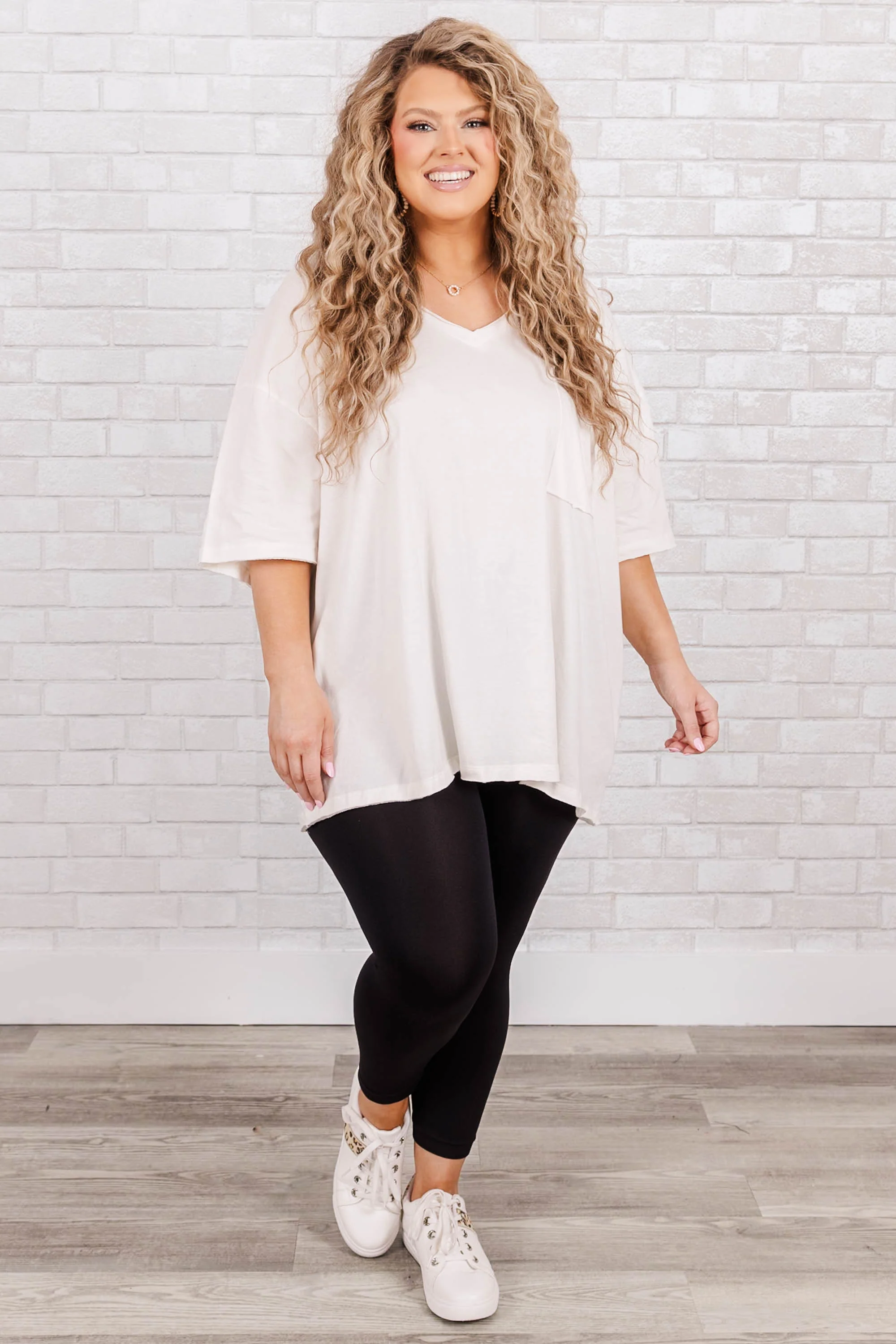 Dancing In The Mirror Top, Ivory - Giverhouse