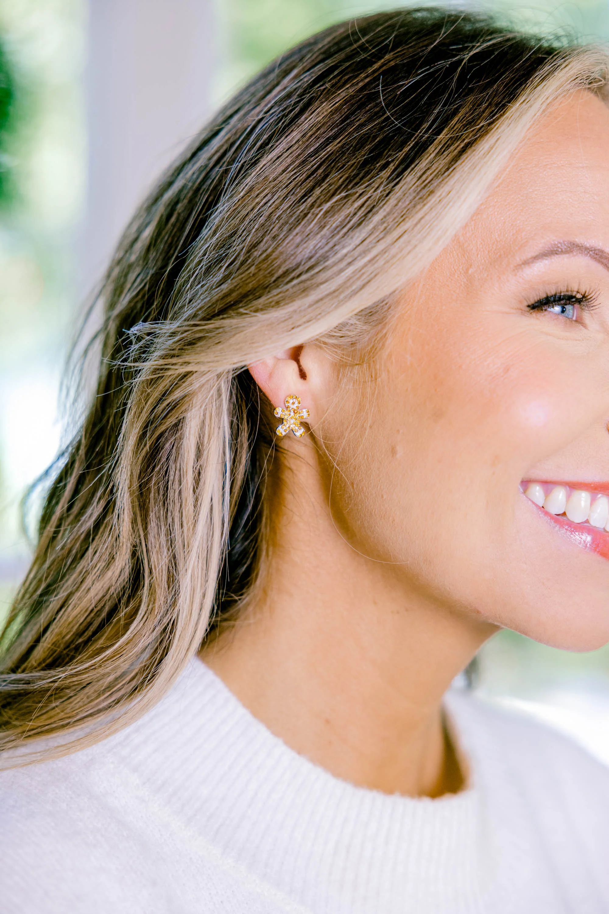 My Friend The Gingerbread Studs, Brown - Giverhouse