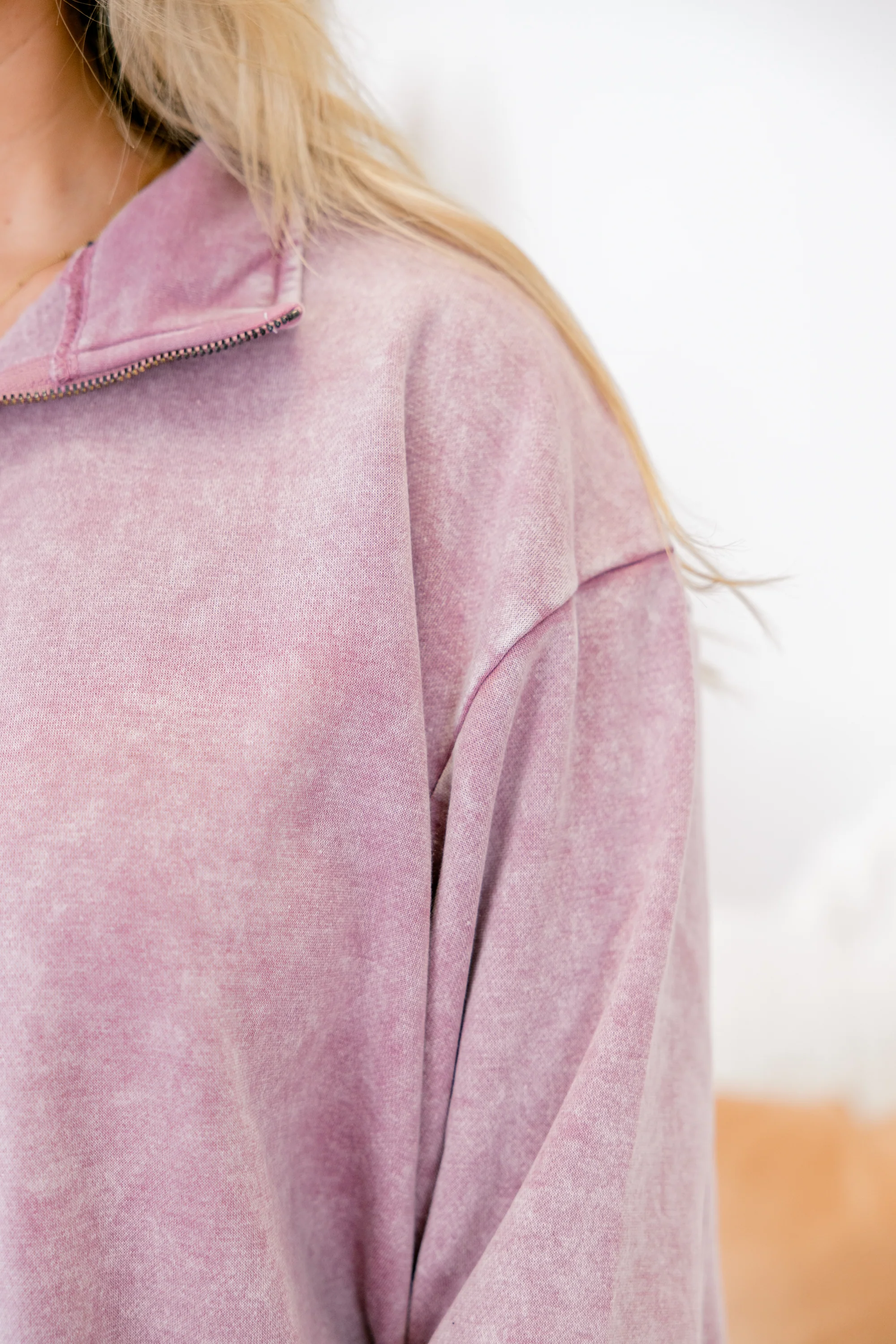 Time To Tell Pullover, Light Rose - Giverhouse