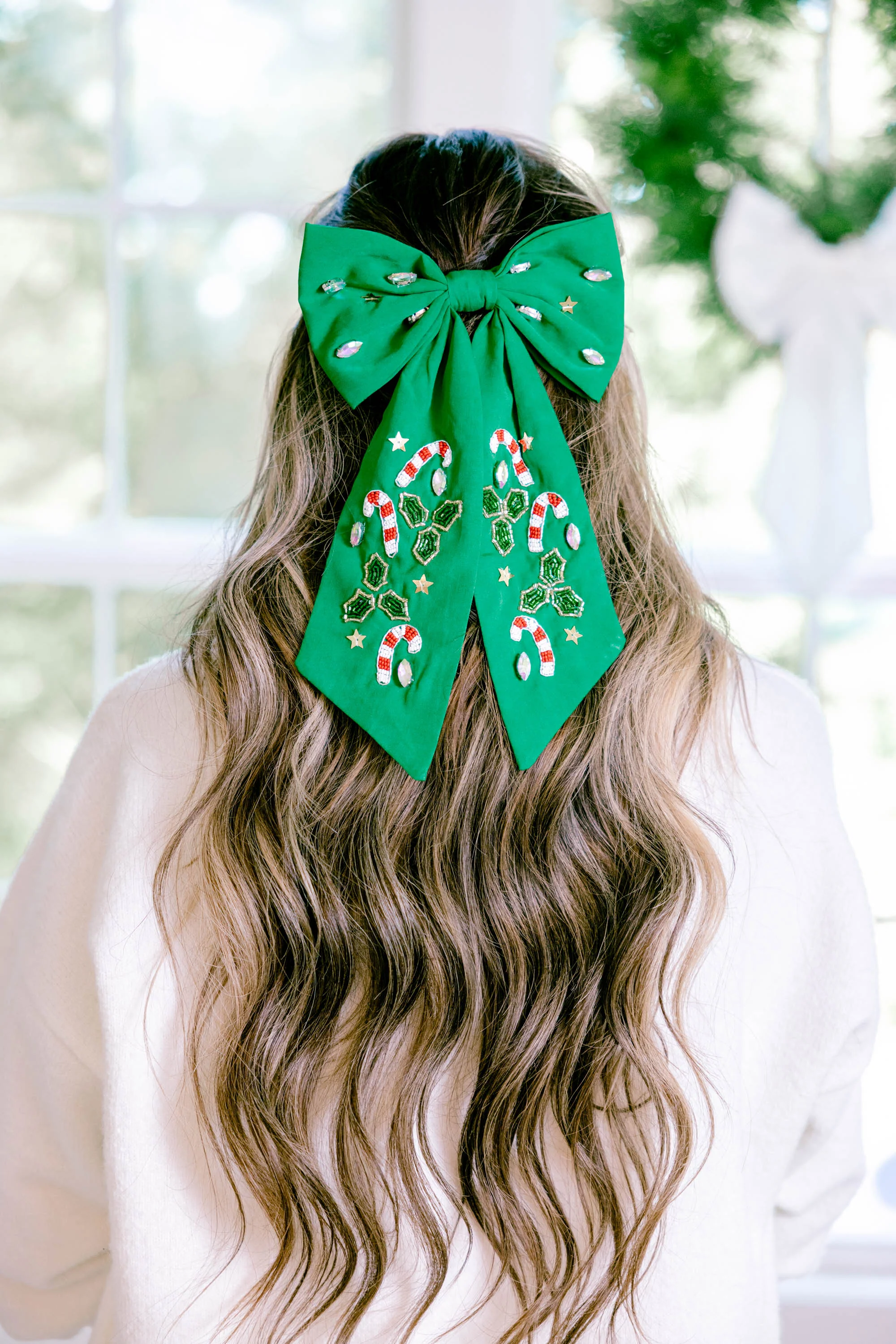 Crystal Dreams Bow, Green - Giverhouse