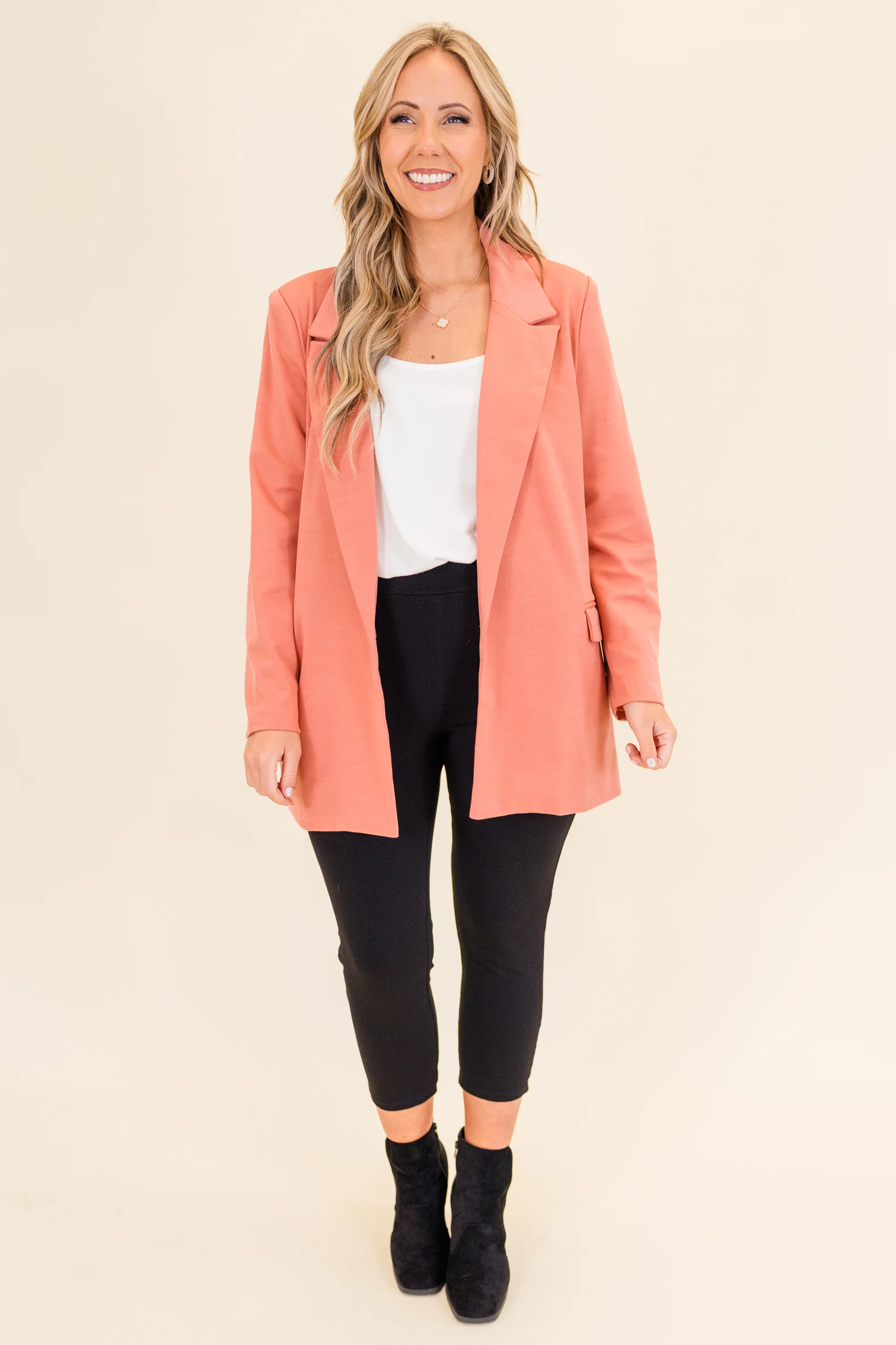 Rosy Glow Blazer, Mauve - Giverhouse