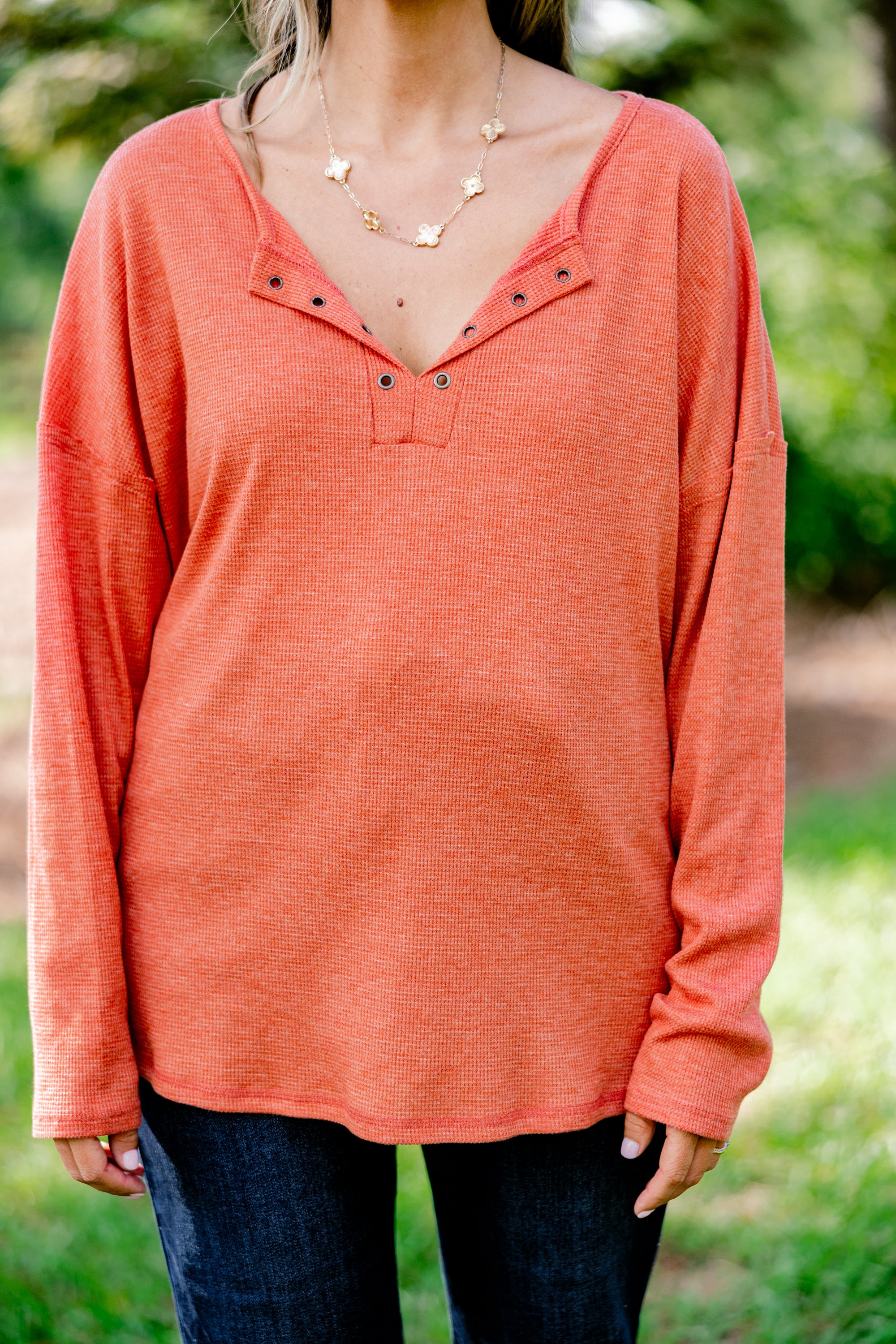 Loves It Top, Rust - Giverhouse