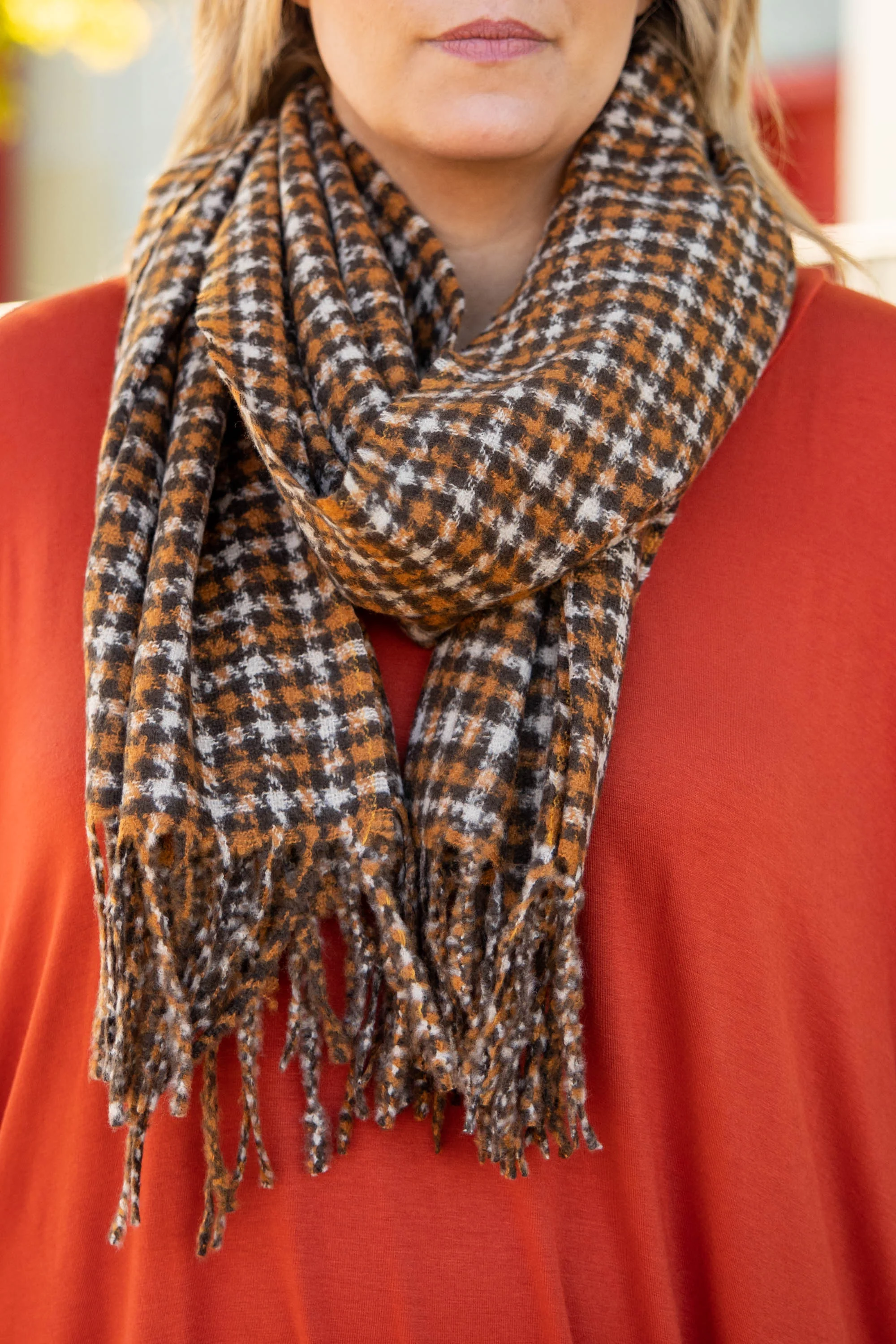 Love Never Ends Scarf, Brown - Giverhouse