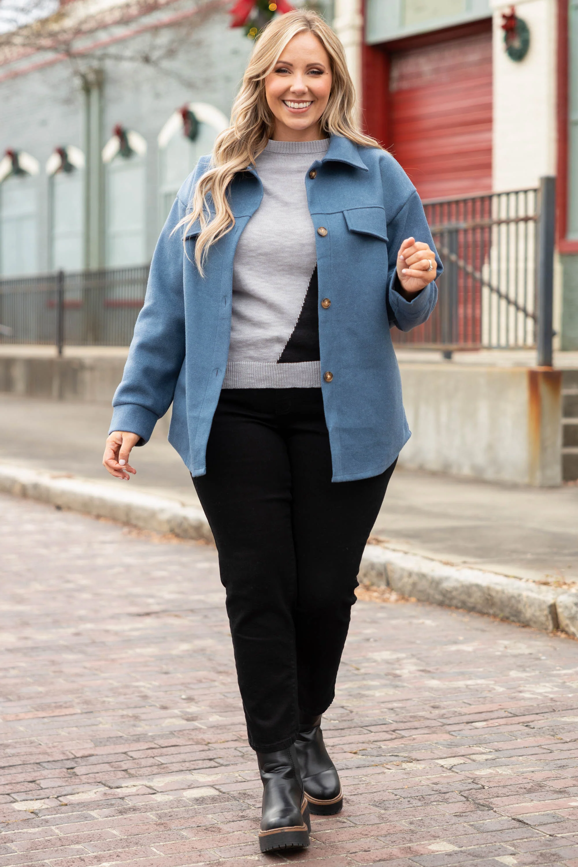 Midnight Wish Jacket, Blue - Giverhouse