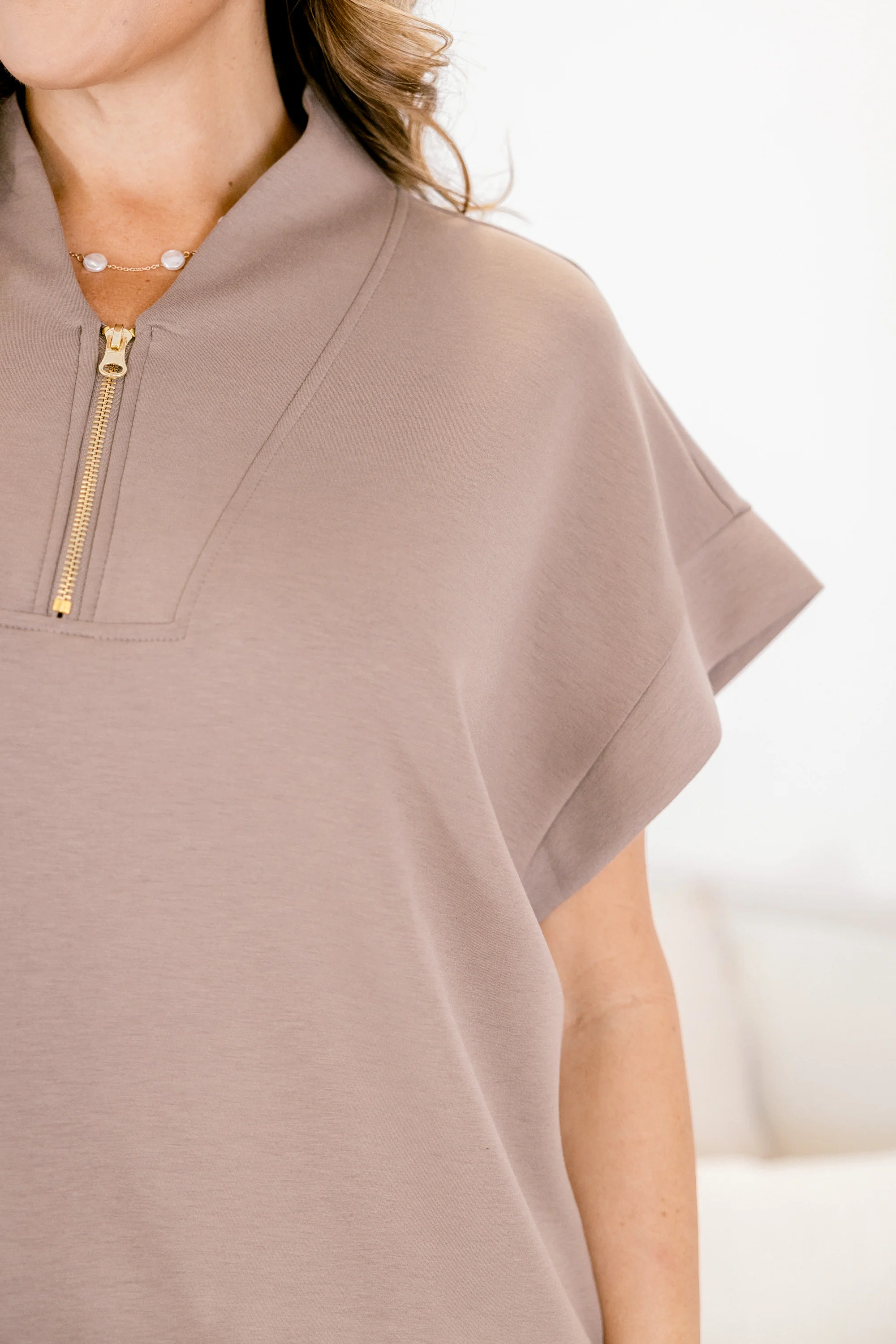 Keepin' It Simple Top, Cocoa - Giverhouse