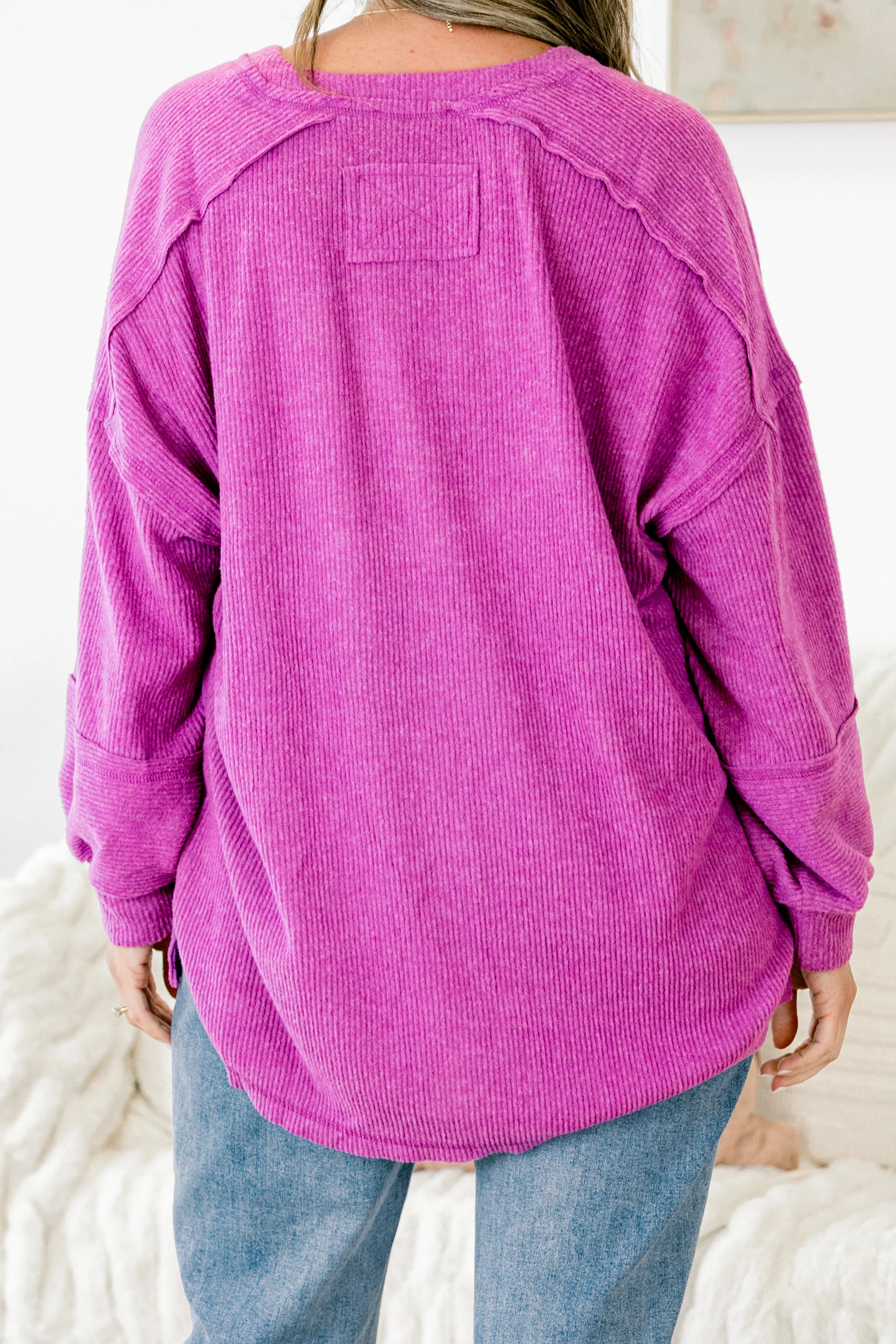 Chill Days Sweater, Light Plum - Giverhouse