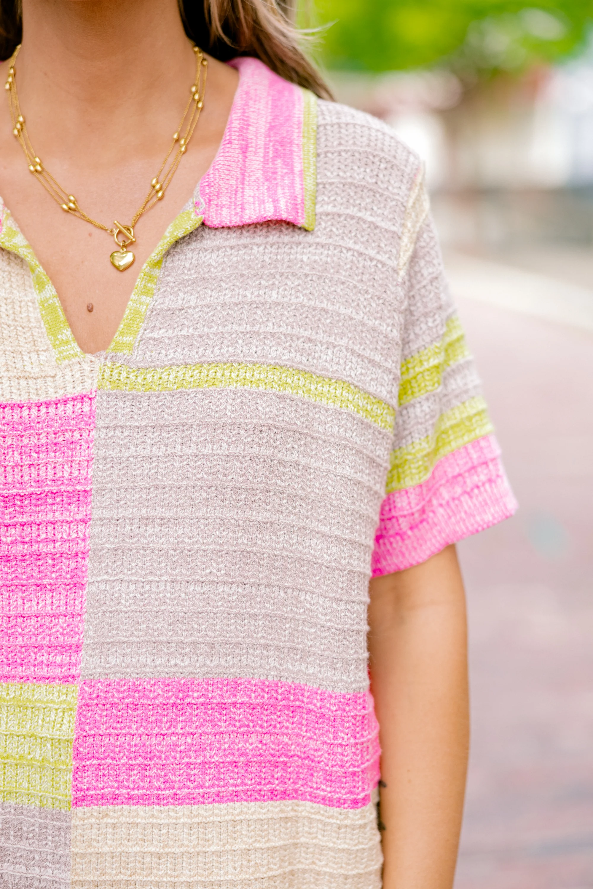 Dopamine Sweater, Pink Multi - Giverhouse