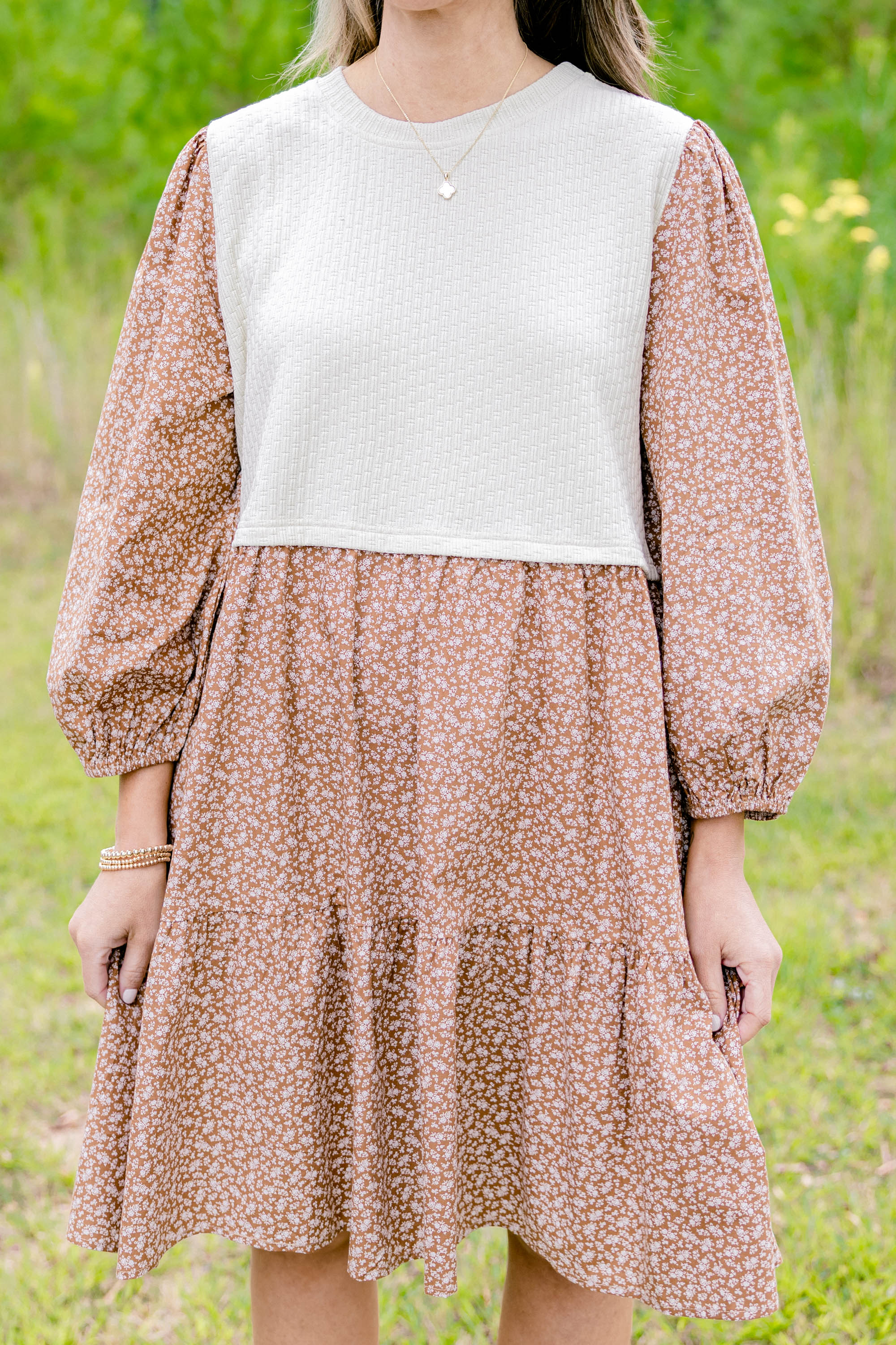 Find Love Again Dress, Brown - Giverhouse
