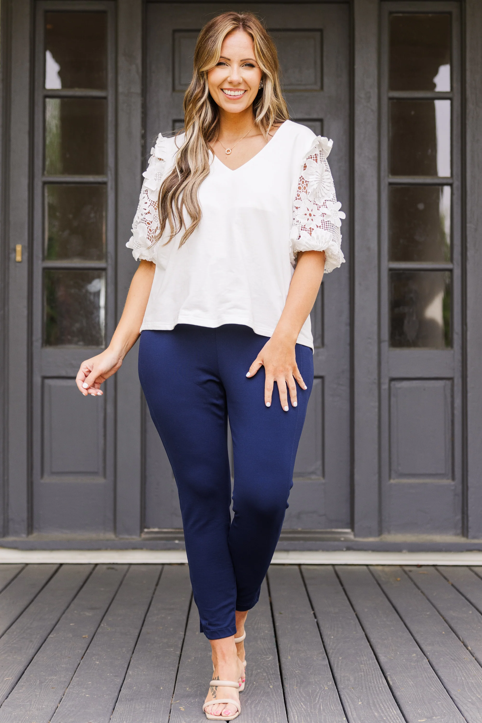 Strut Your Style Pants, Navy - Giverhouse