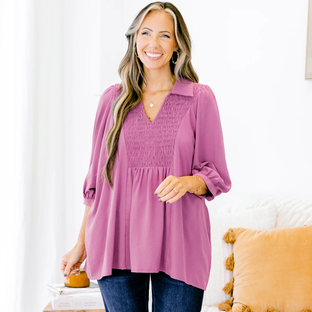 What Can I Do Top, Purple - Giverhouse