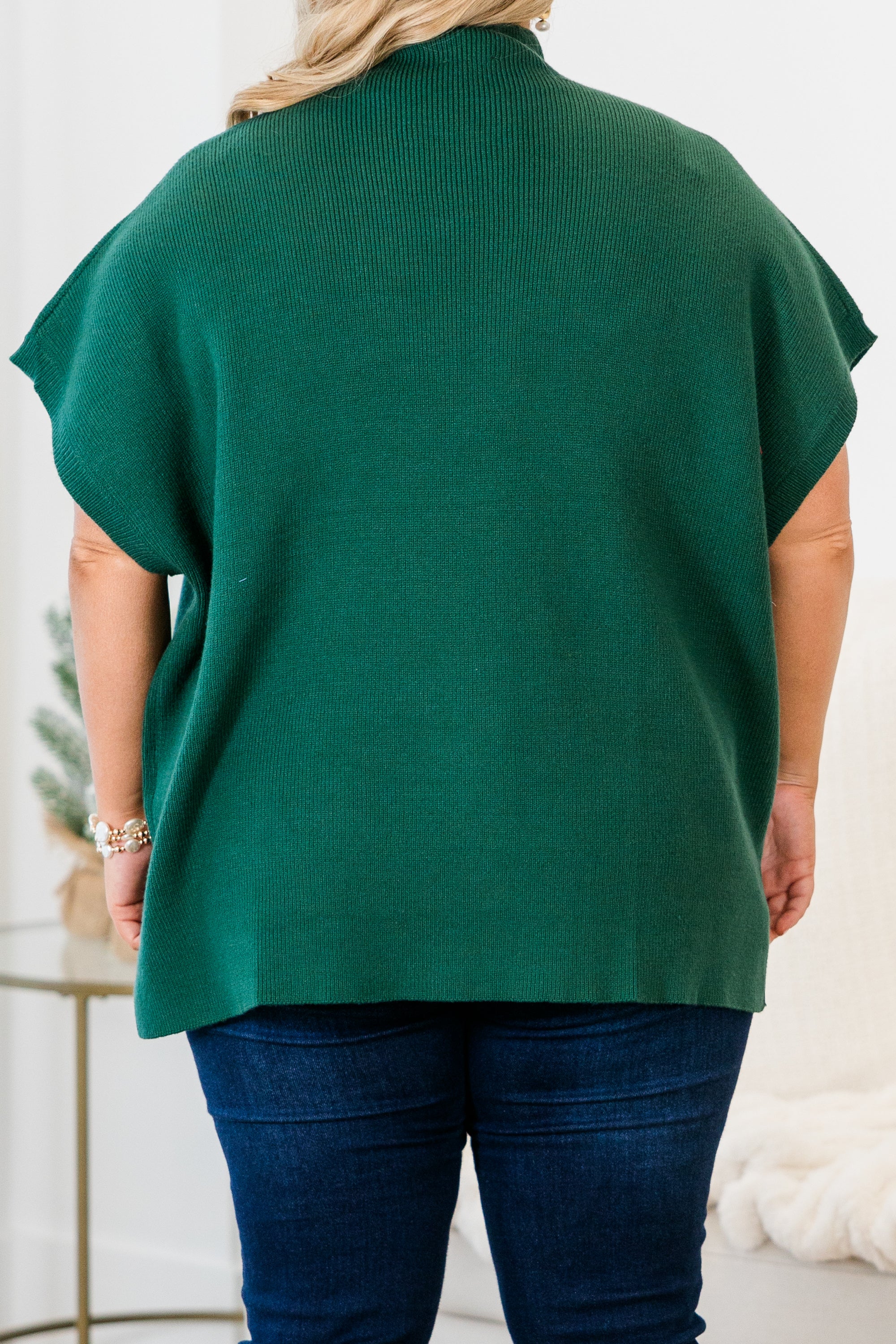 Do Anything Sweater, Hunter Green - Giverhouse