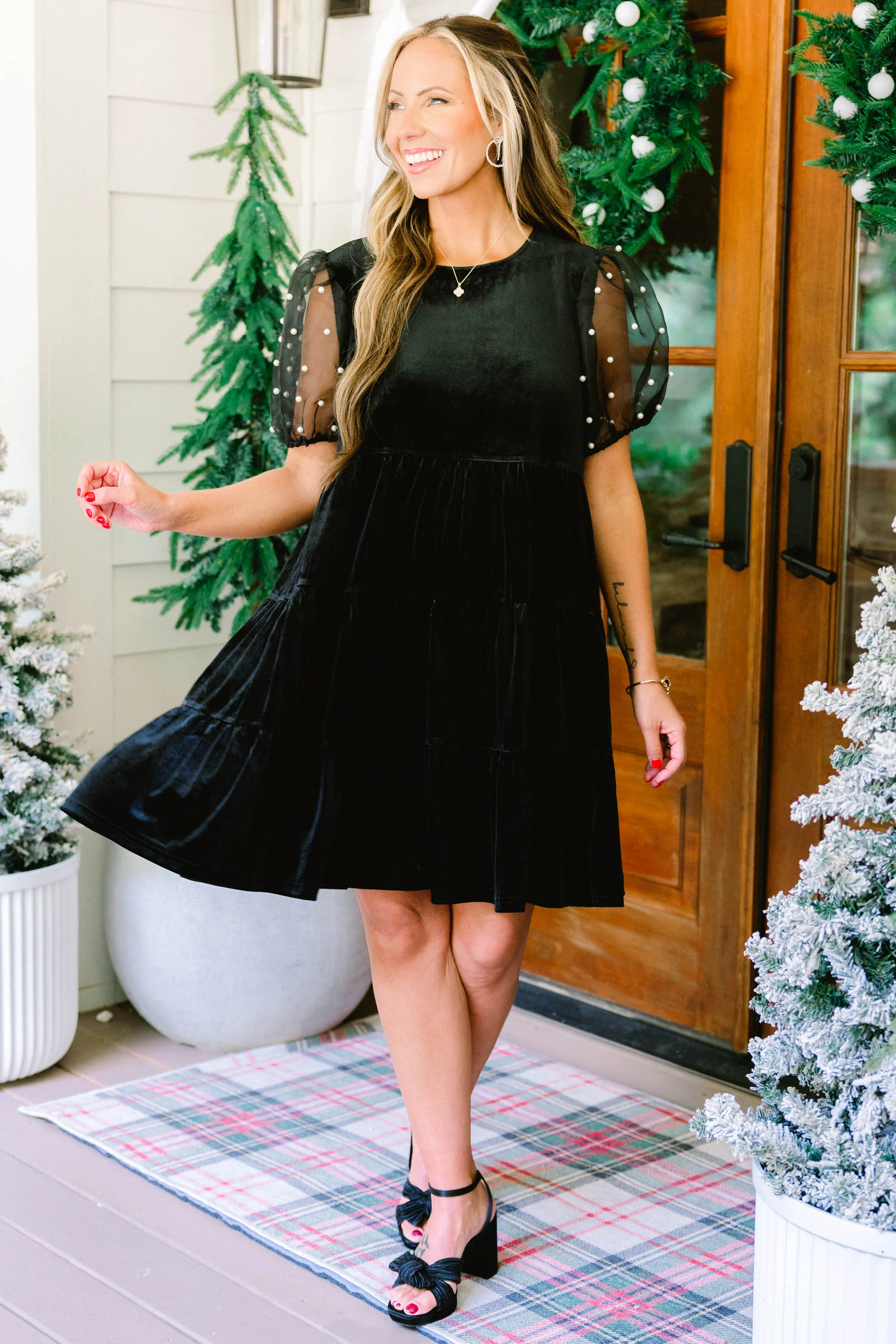 Staying True Dress, Black - Giverhouse