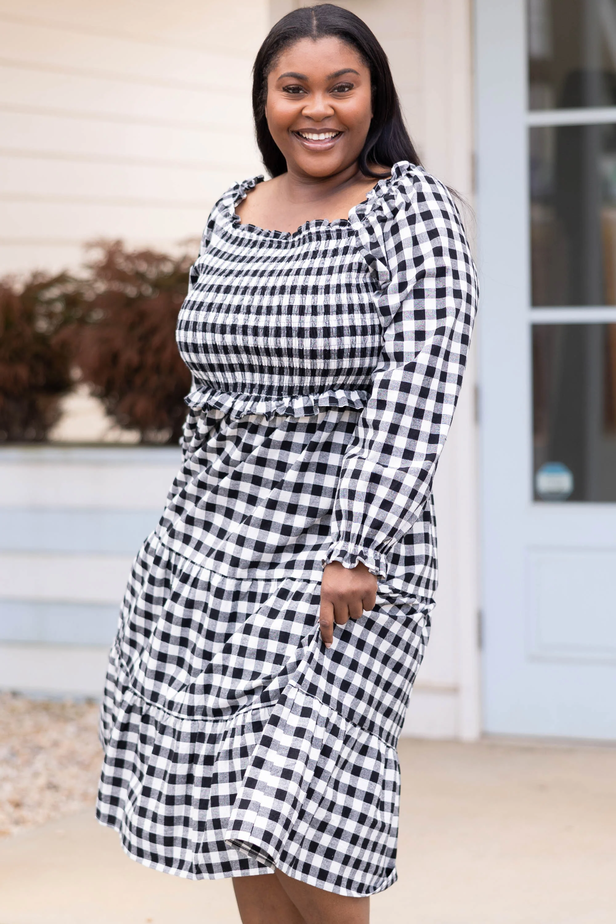 Just Stepping Away Dress, Black - Giverhouse