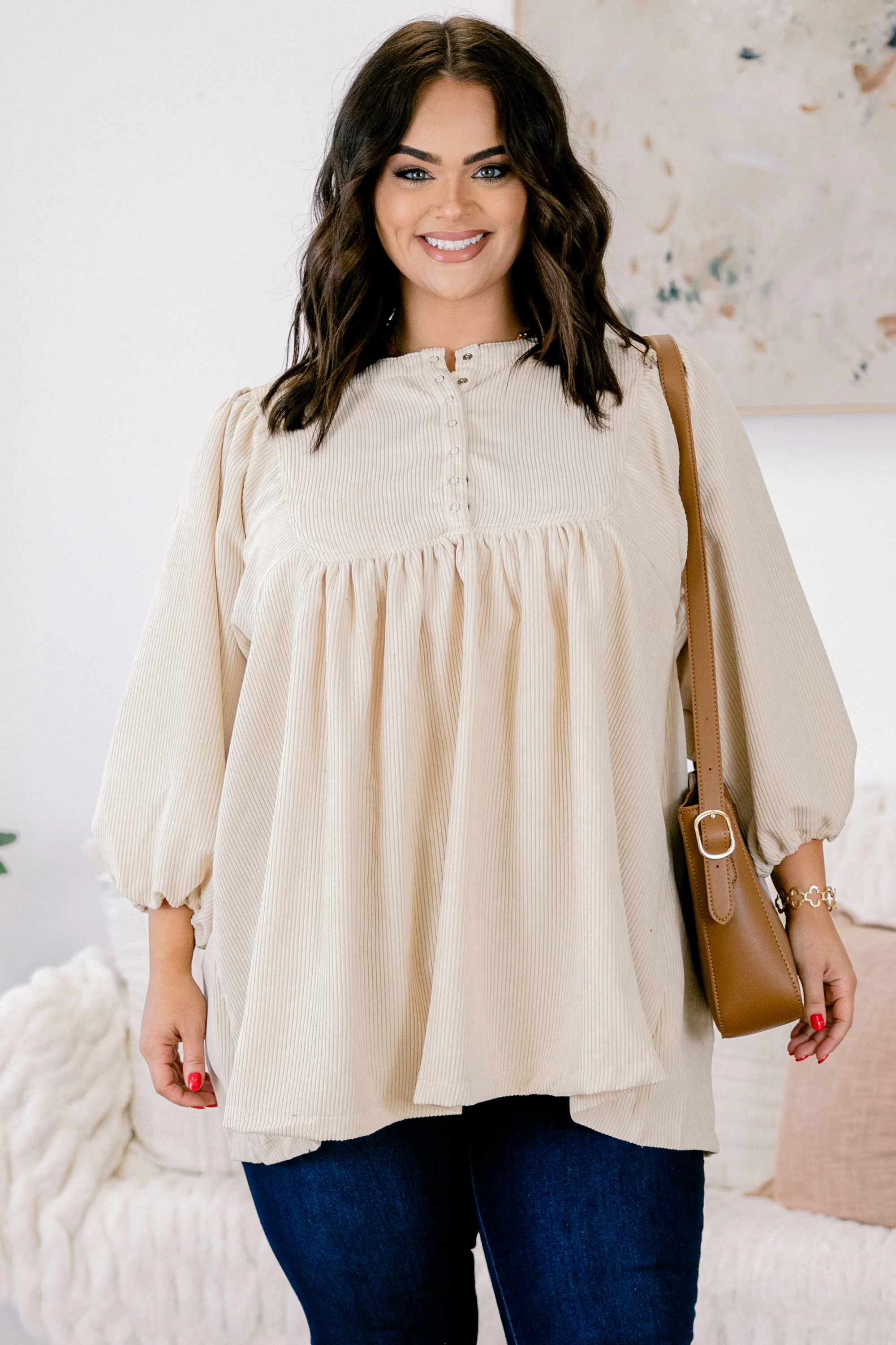 Summer Wave Tunic, Ivory - Giverhouse