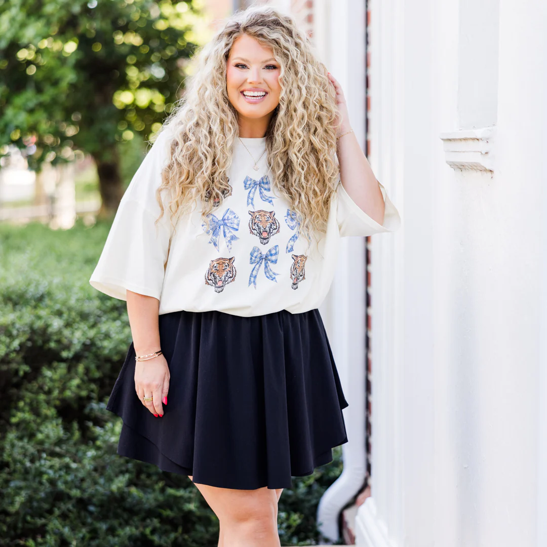 Show Some Spirit Skort, Black - Giverhouse