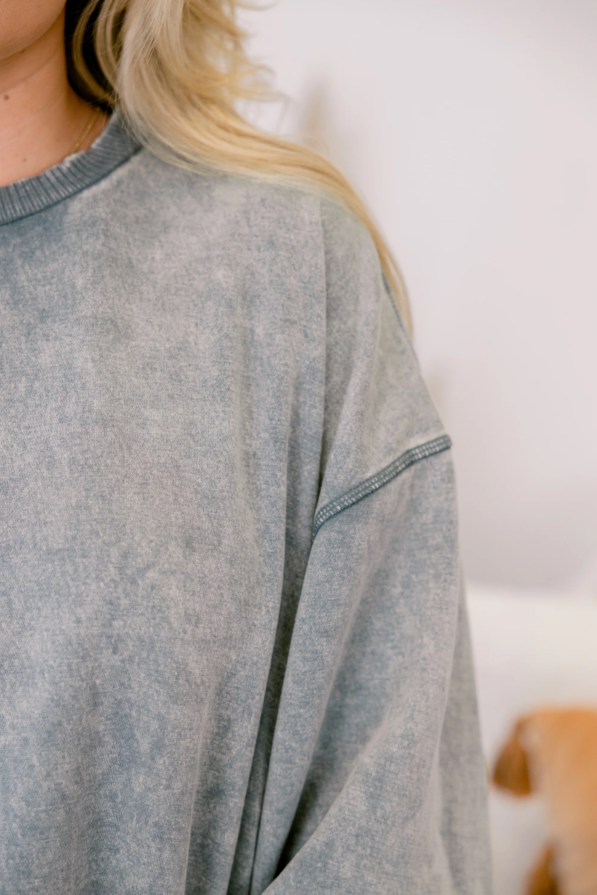 Only Getting Started Pullover, Ash Jade - Giverhouse