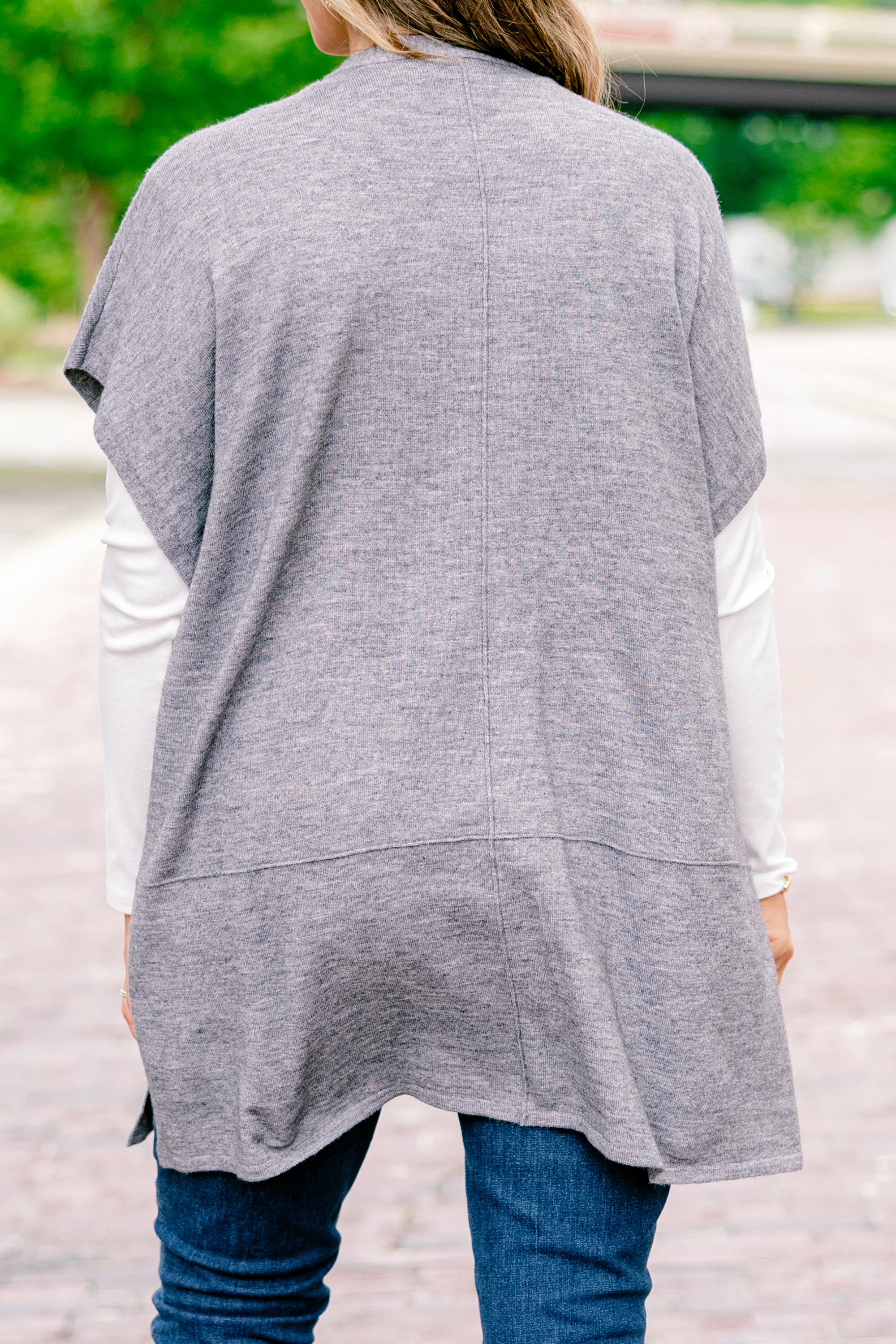 Great Day Cardigan, Heather Grey - Giverhouse