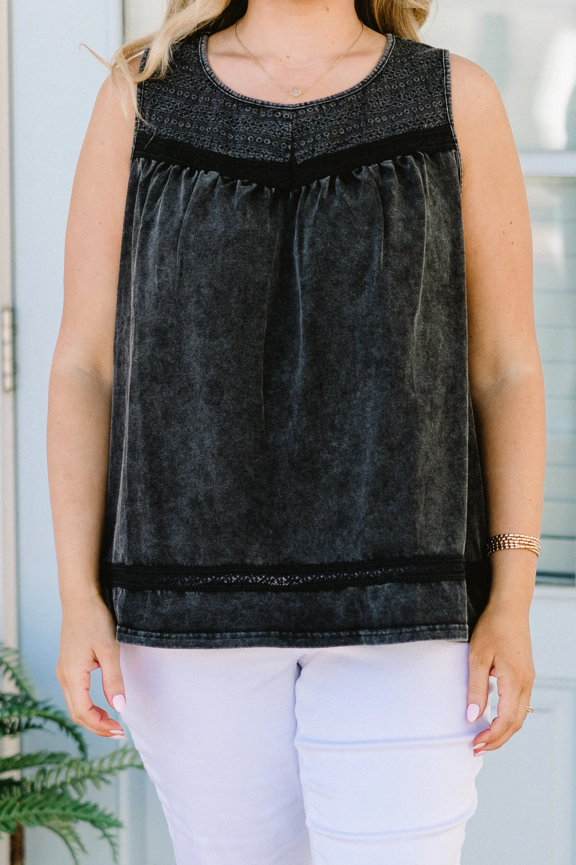 We'll Get Better Top, Black - Giverhouse