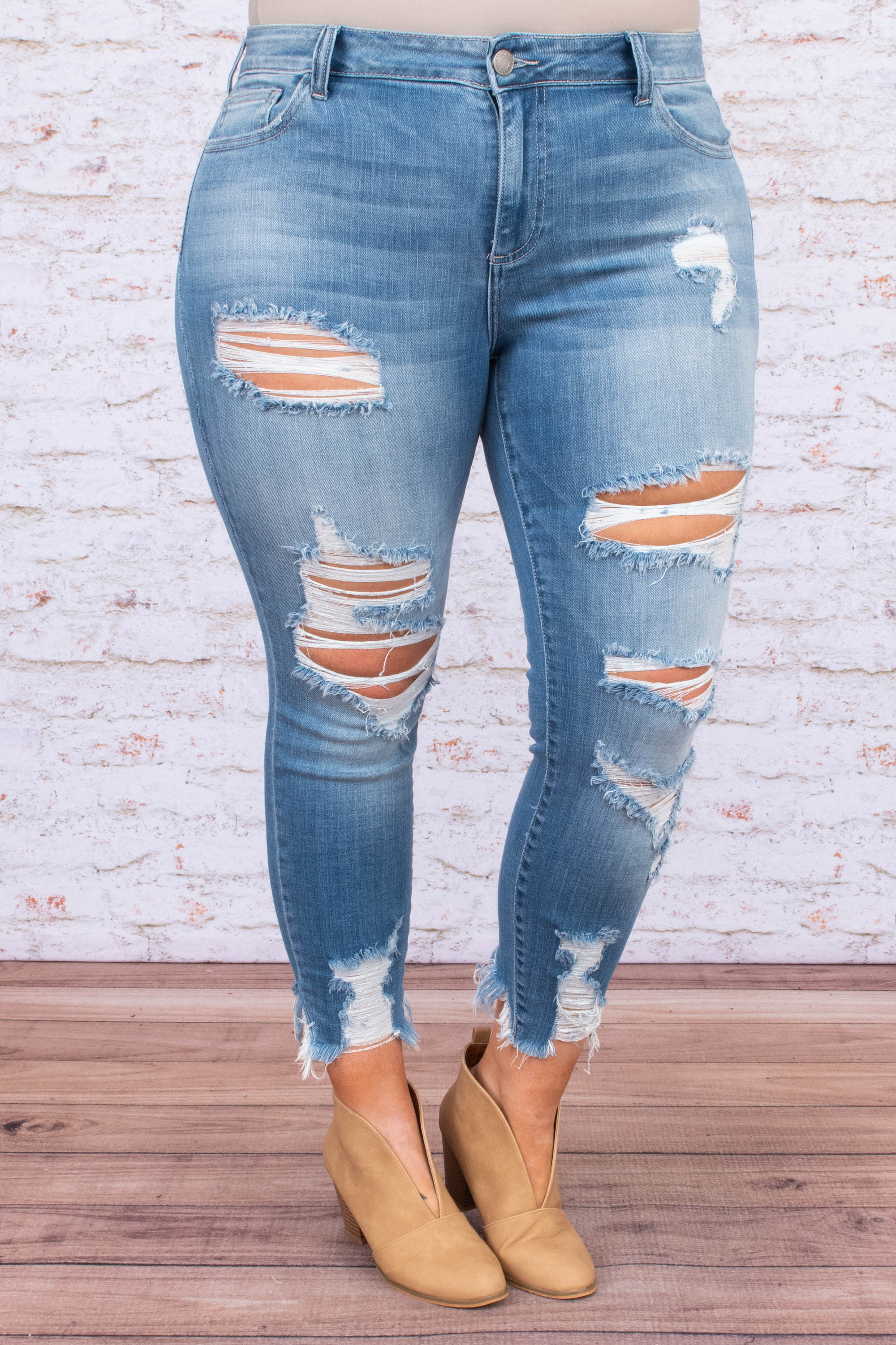 Blank Slate Skinny Jeans, Medium Wash - Giverhouse