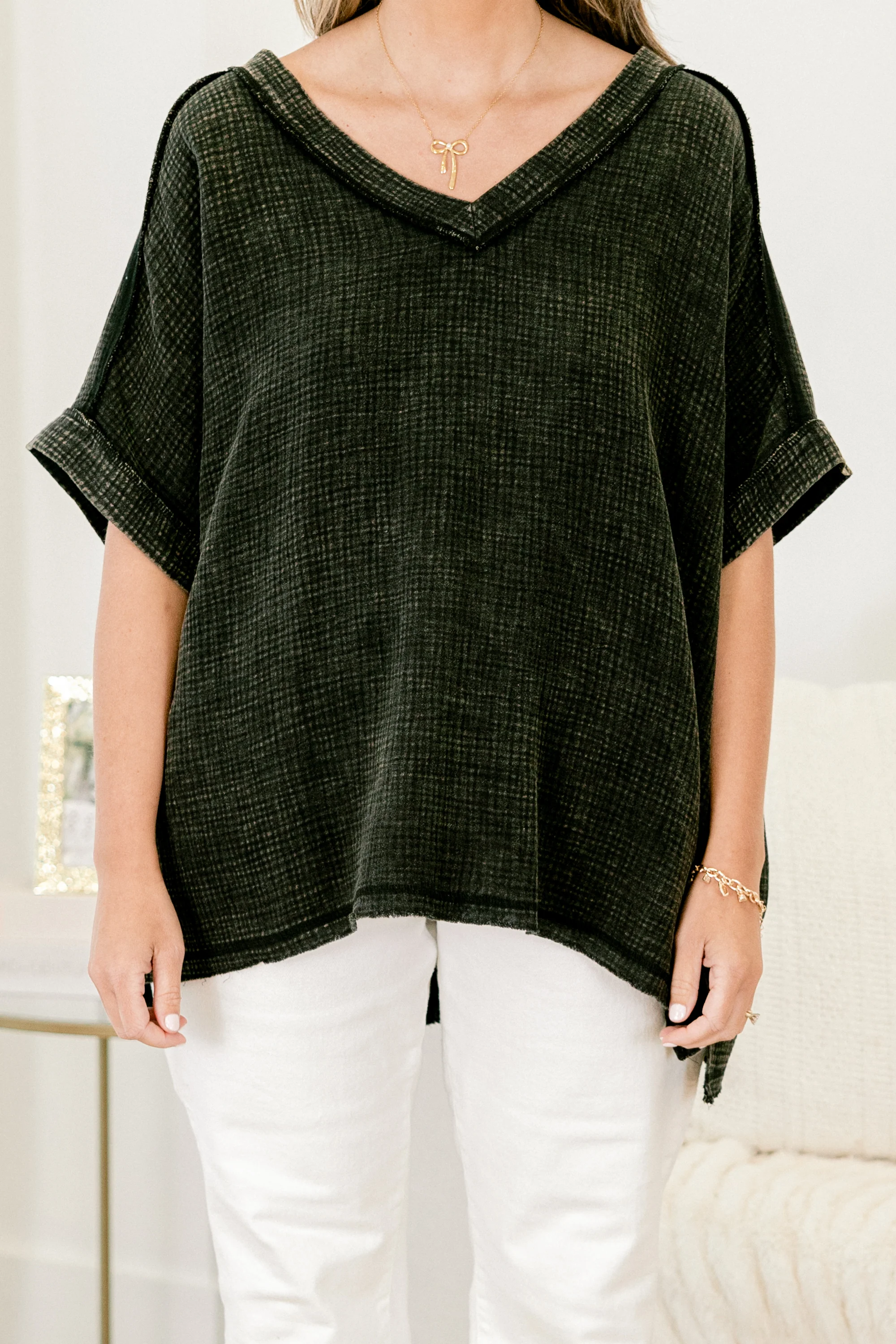 Love Like You Mean It Top, Ash Black - Giverhouse